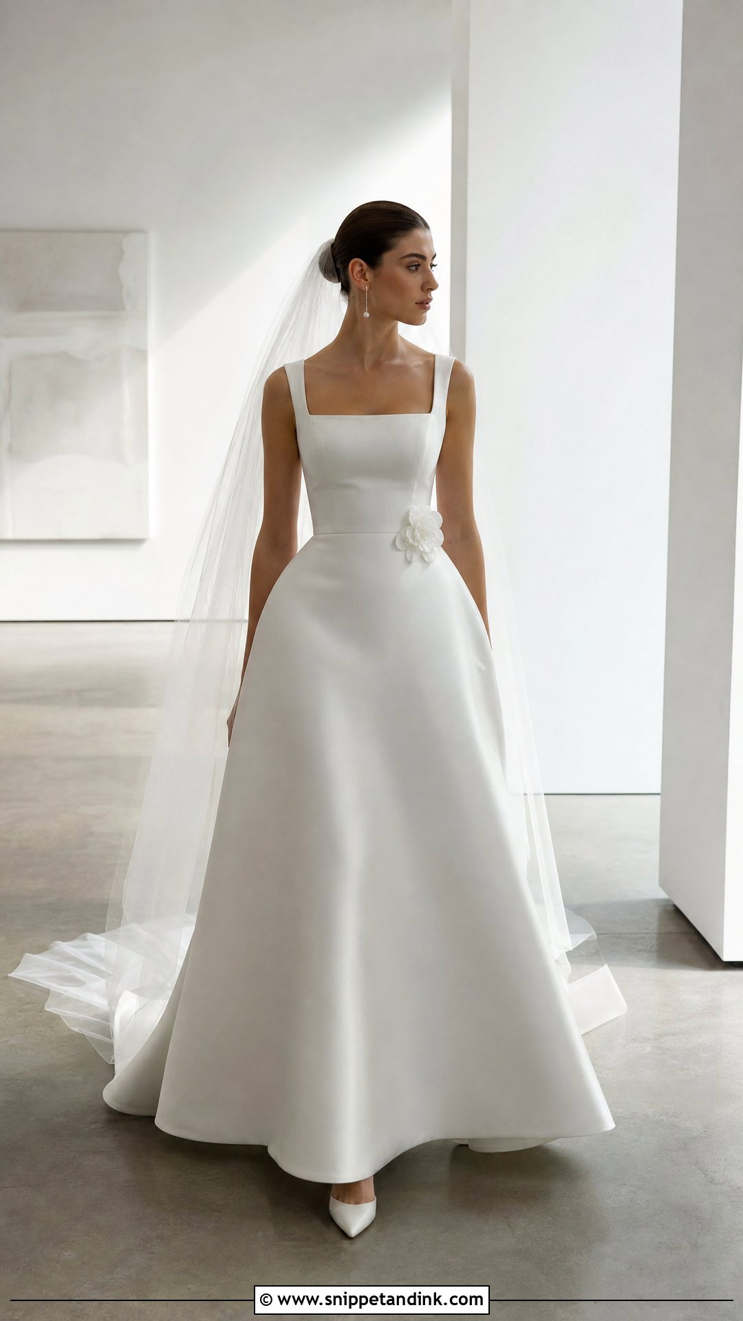 Mira Zwillinger Minimalist Silk Wedding Dress - Snippet and Ink - 20 Mira Zwillinger Wedding Dress Ideas