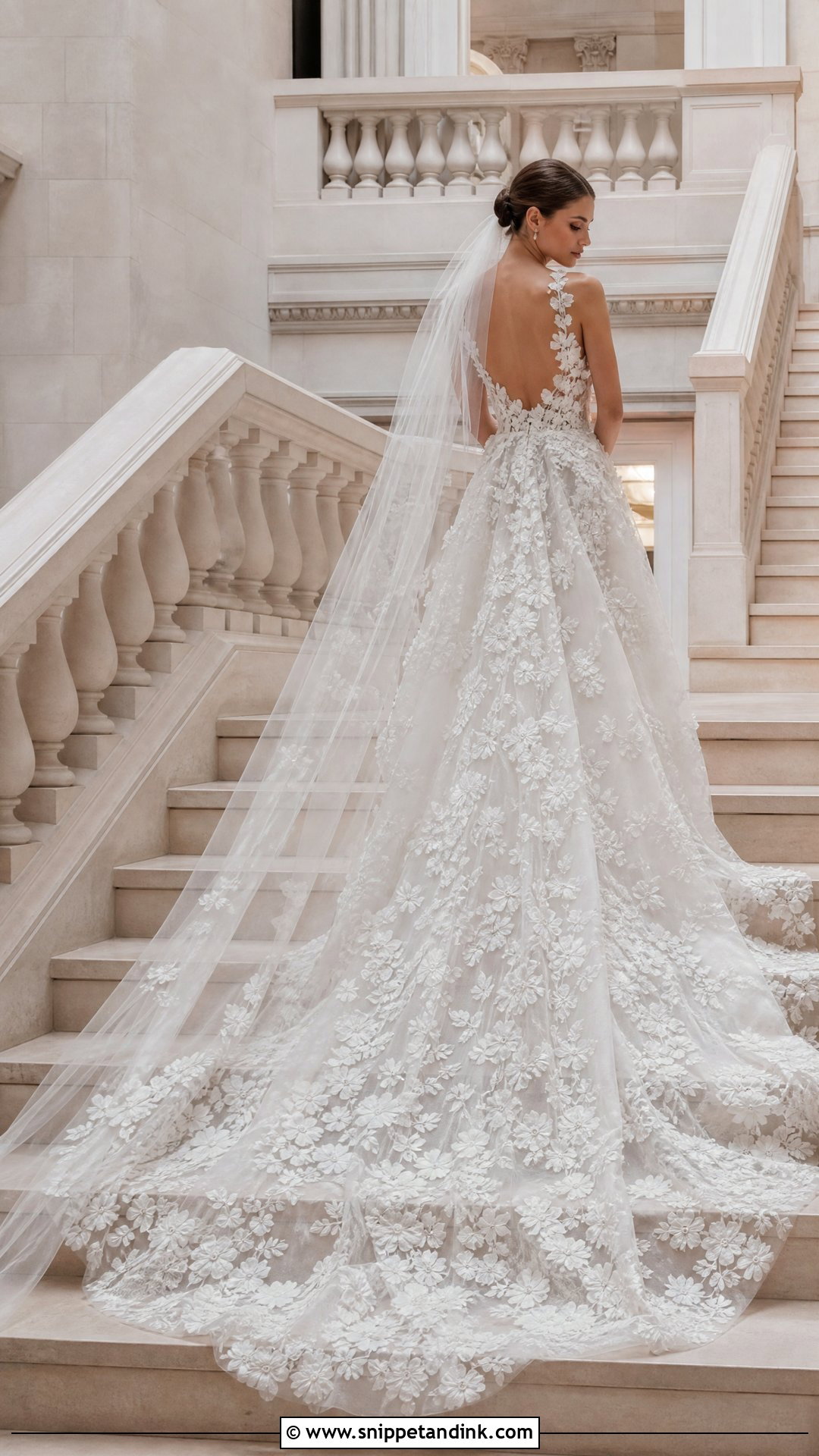 Mira Zwillinger Wedding Dress With Dramatic Train - Snippet and Ink - 20 Mira Zwillinger Wedding Dress Ideas