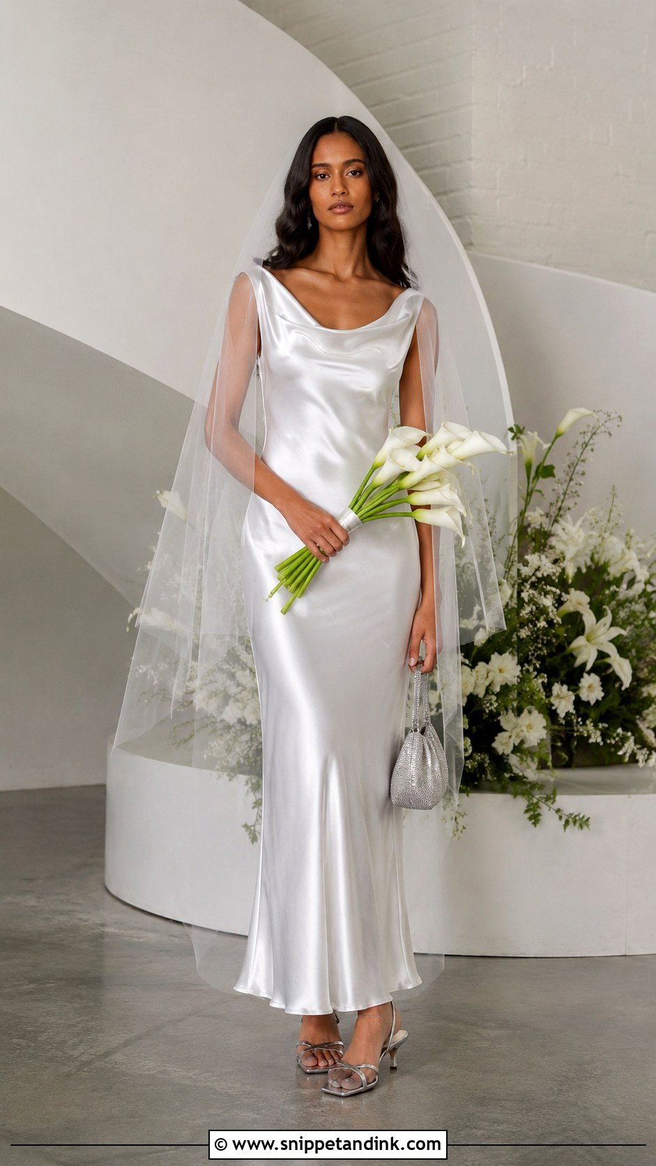 Mirror Palais Andromeda Silver Wedding Look - Snippet and Ink - 20 Mirror Palais Wedding Dress Ideas