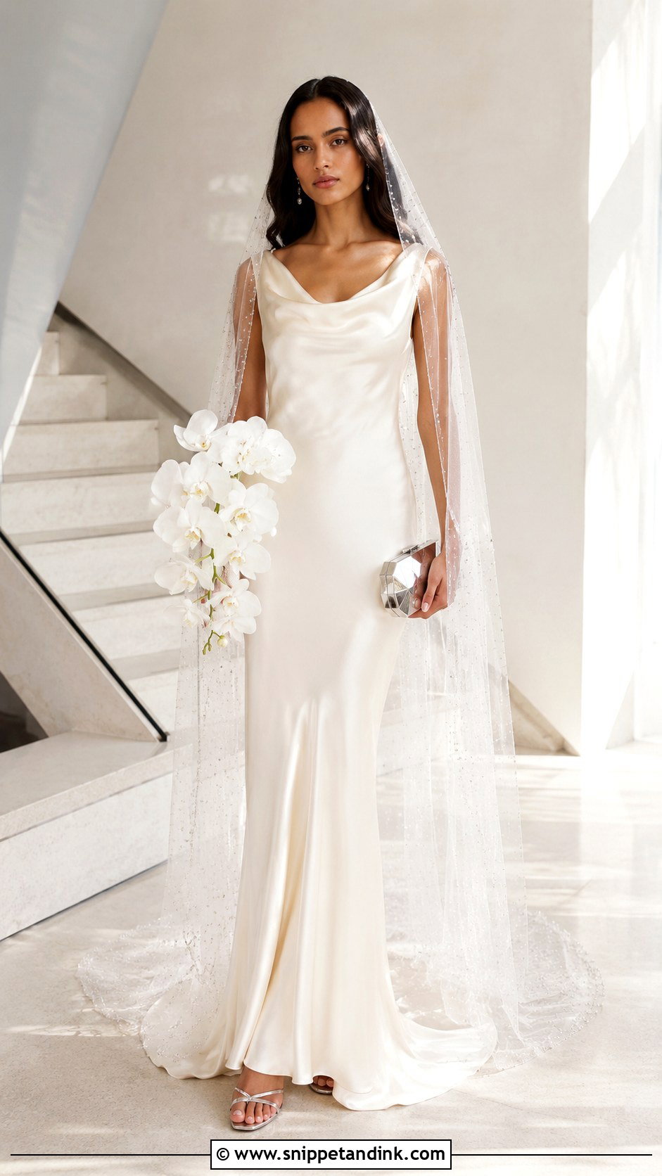 Mirror Palais Moonlight Gown Wedding Look - Snippet and Ink - 20 Mirror Palais Wedding Dress Ideas
