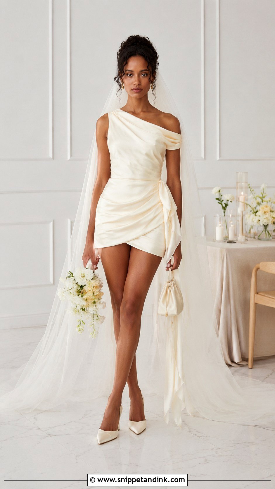 Mirror Palais Unwrap Me Mini Dress Wedding Look - Snippet and Ink - 20 Mirror Palais Wedding Dress Ideas