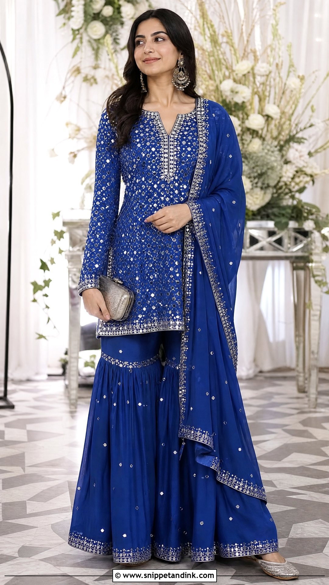 Mirror Work Salwar Suit - Snippet and Ink - 20 Salwar for Wedding Ideas