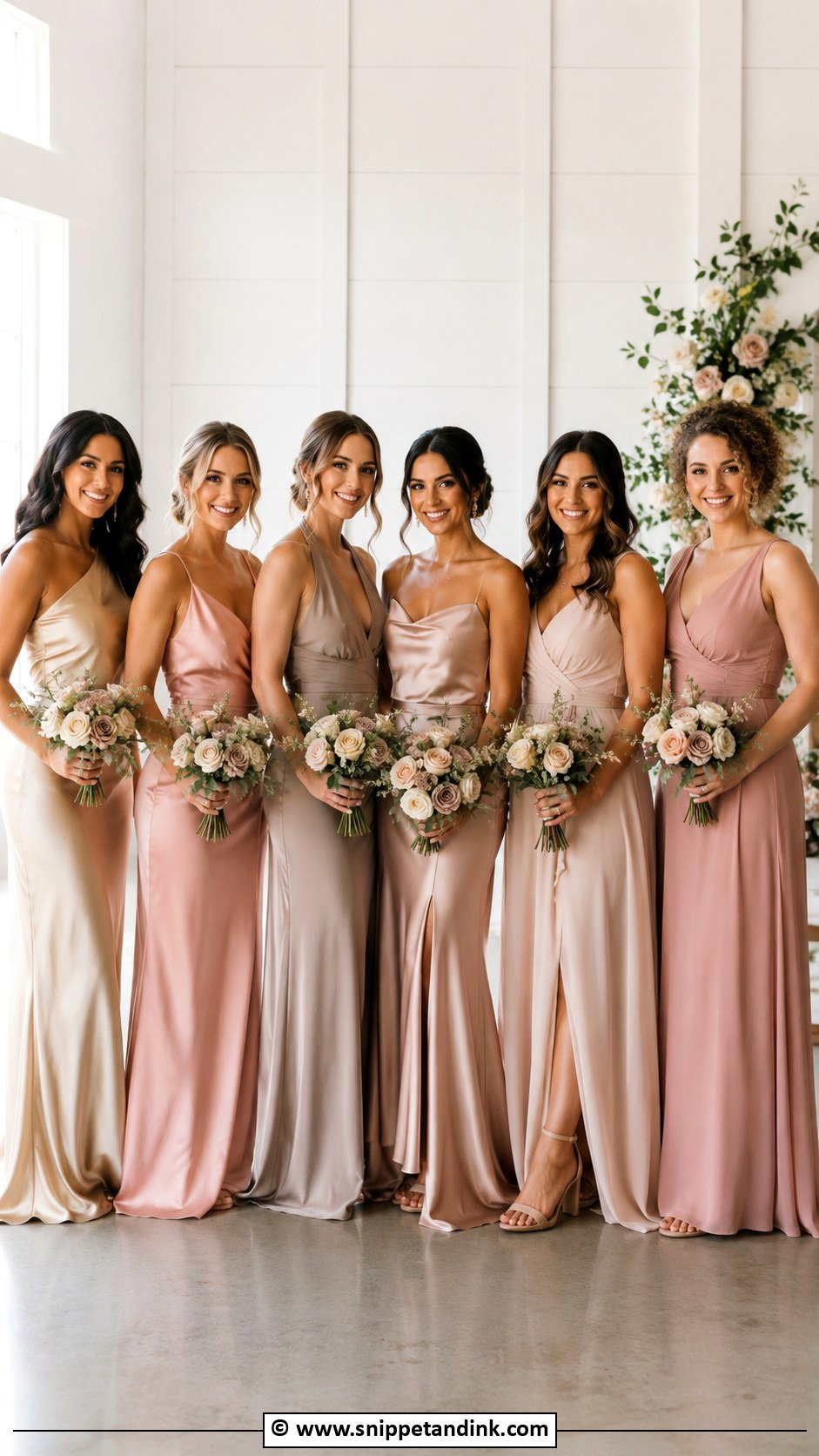Mismatched Bridal Party Dresses - Snippet and Ink - 30 Bridal Party Dresses