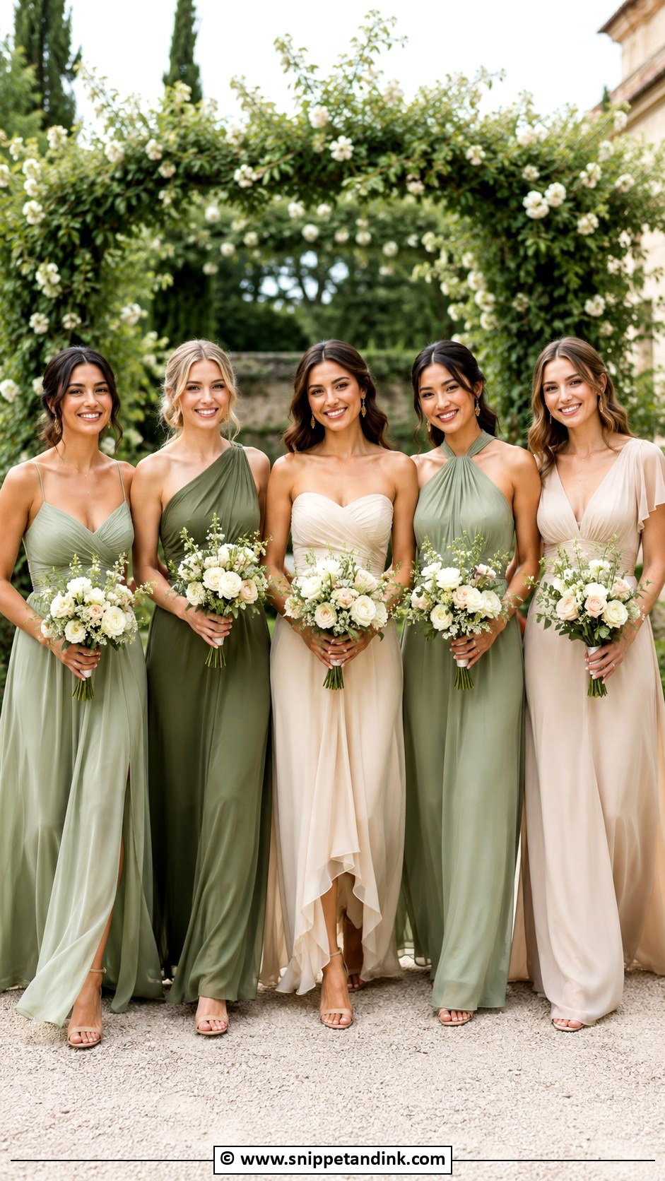 Mismatched Bridesmaid Dress - Snippet and Ink - 30 Brides Maids Dresses