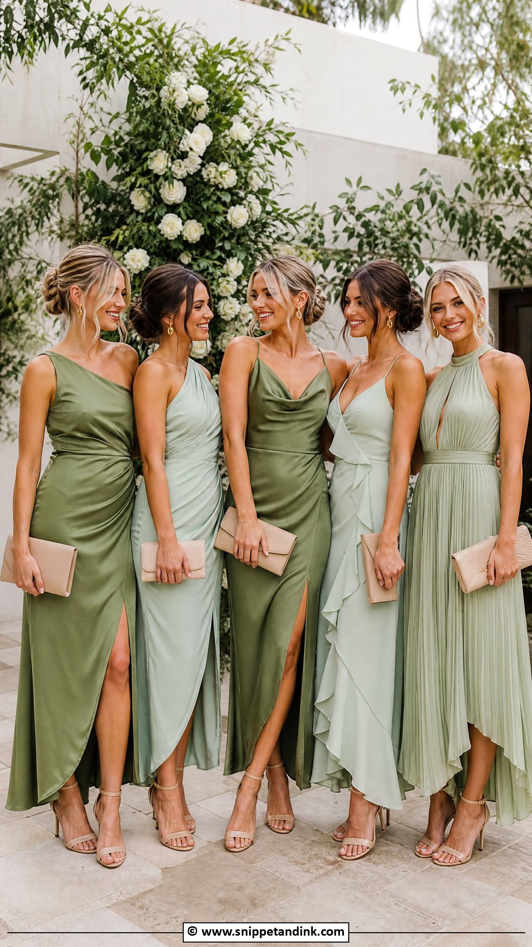 Mismatched Bridesmaid Dress Look - Snippet and Ink - 35 27 Dresses