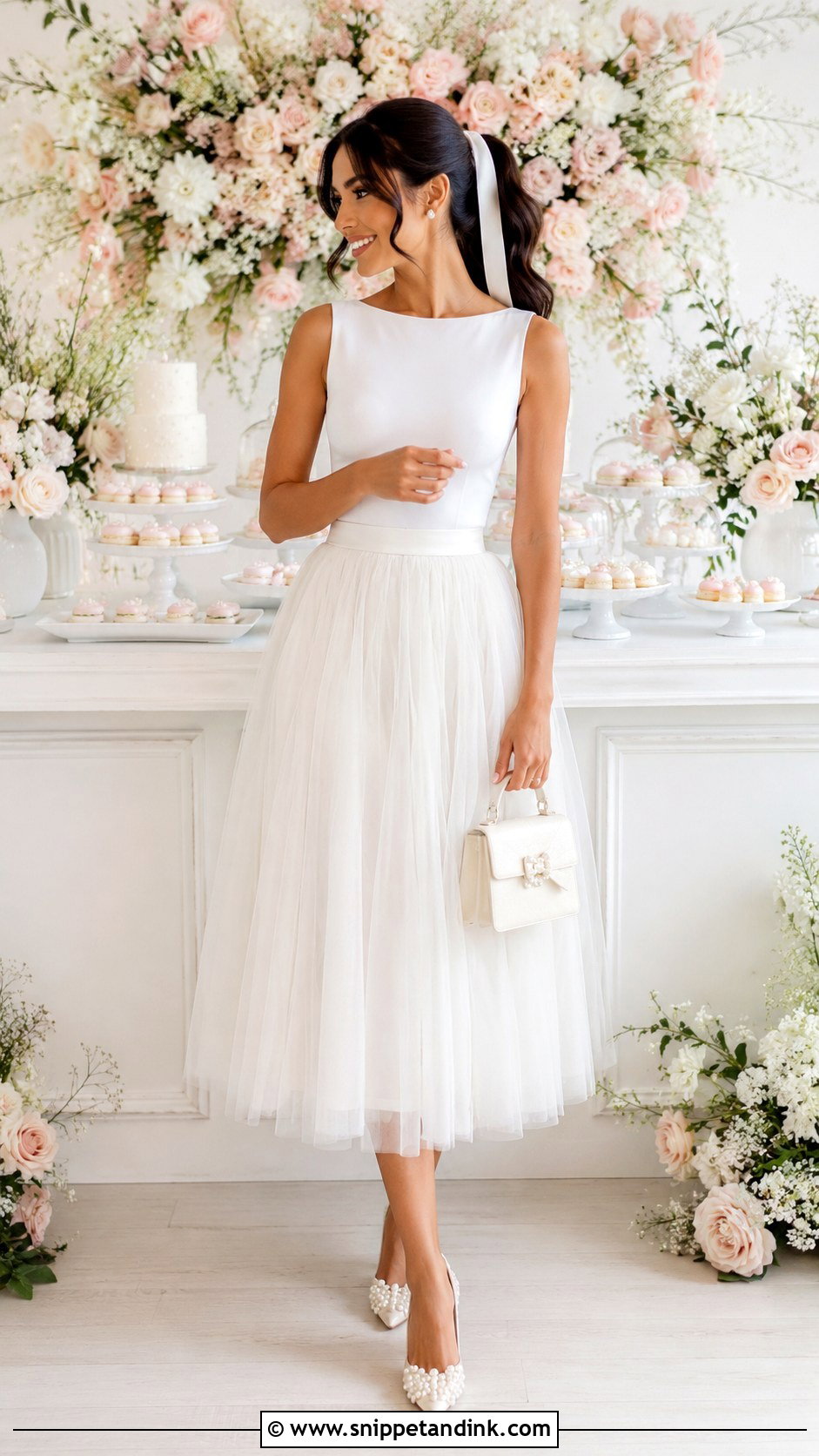 Miss To Mrs Tulle Skirt Outfit - Snippet and Ink - 25 Miss to Mrs Ideas