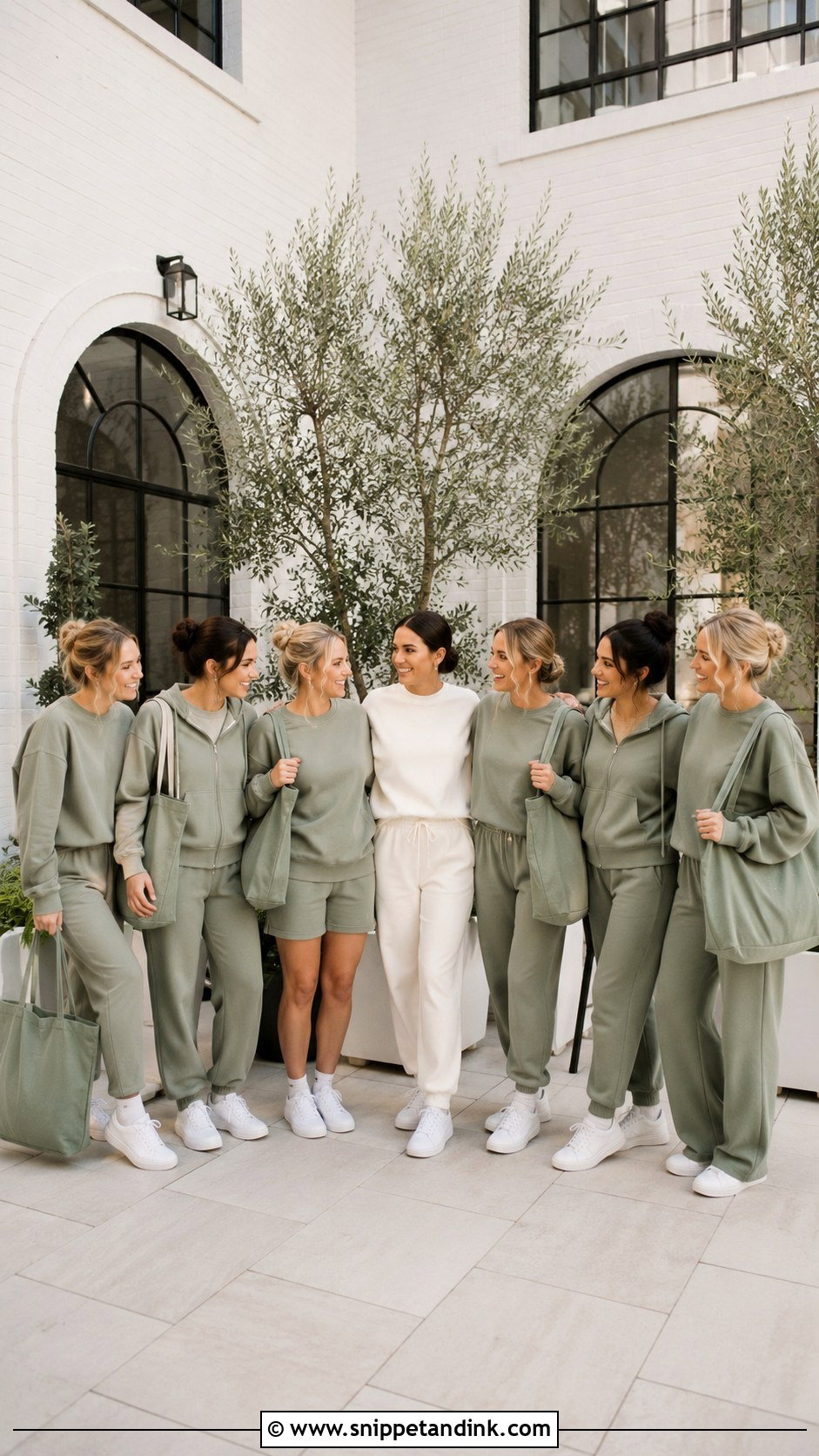 Mix And Match Bridal Party Sweat Suit - Snippet and Ink - 20 Bridal Party Sweat Suits