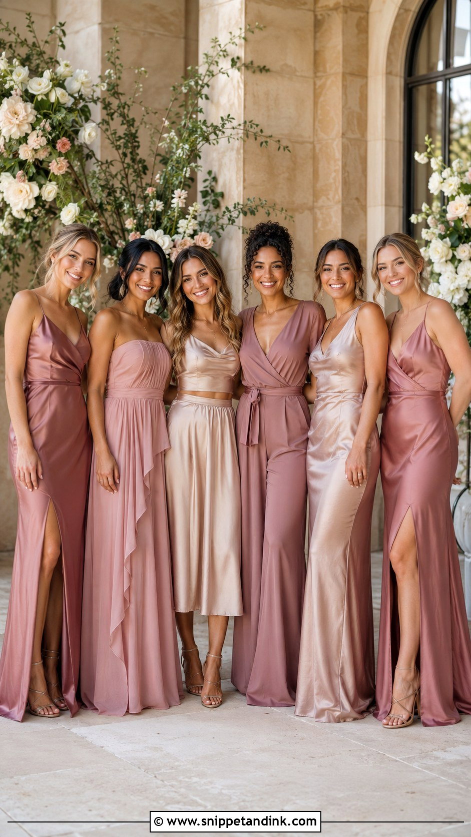 Mix And Match Bridesmaid Outfit - Snippet and Ink - 30 Brides Maids Outfit Ideas