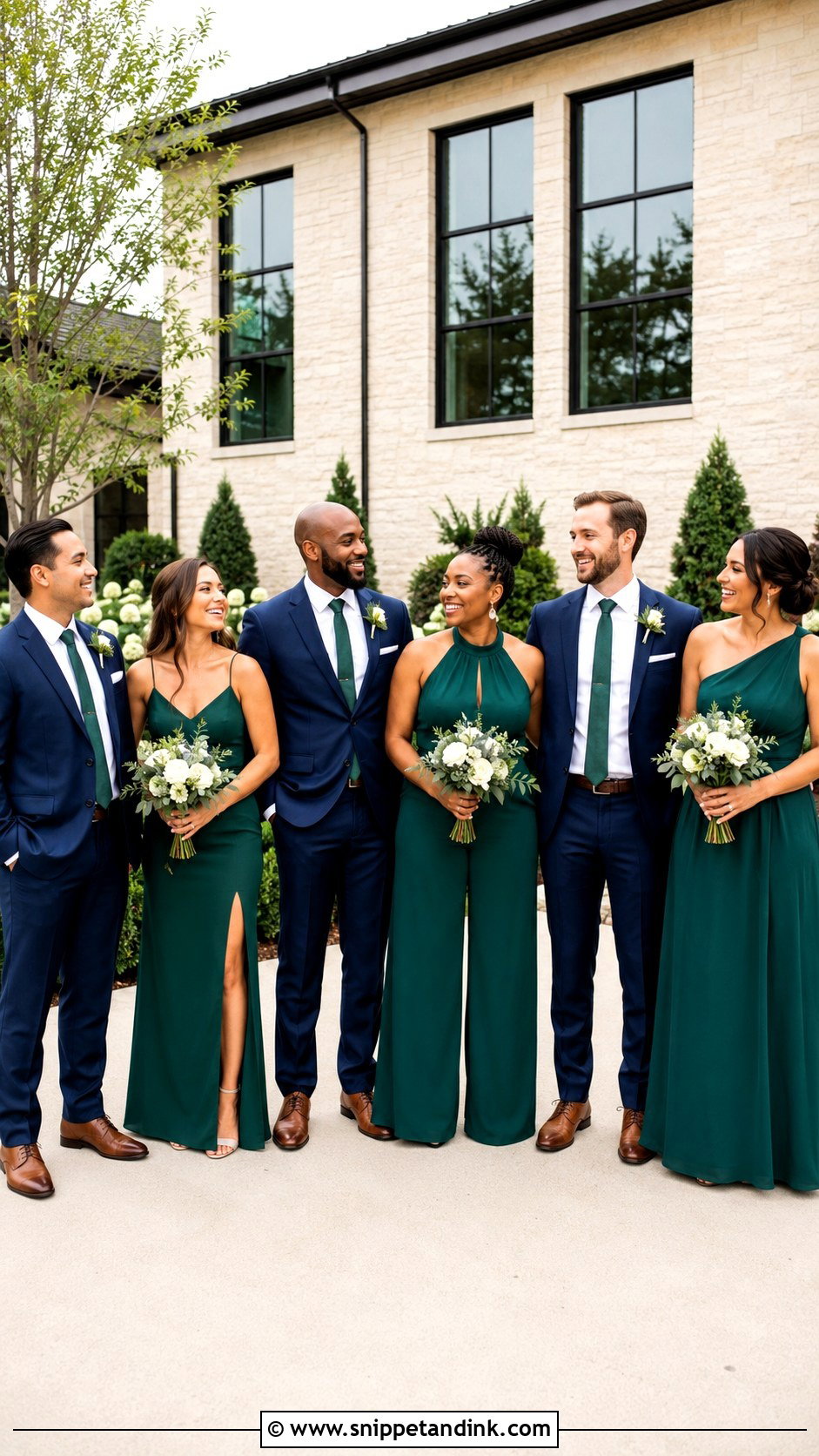 Mixed Gender Bridal Party Attire - Snippet and Ink - 20 Bridal Party Attire Ideas