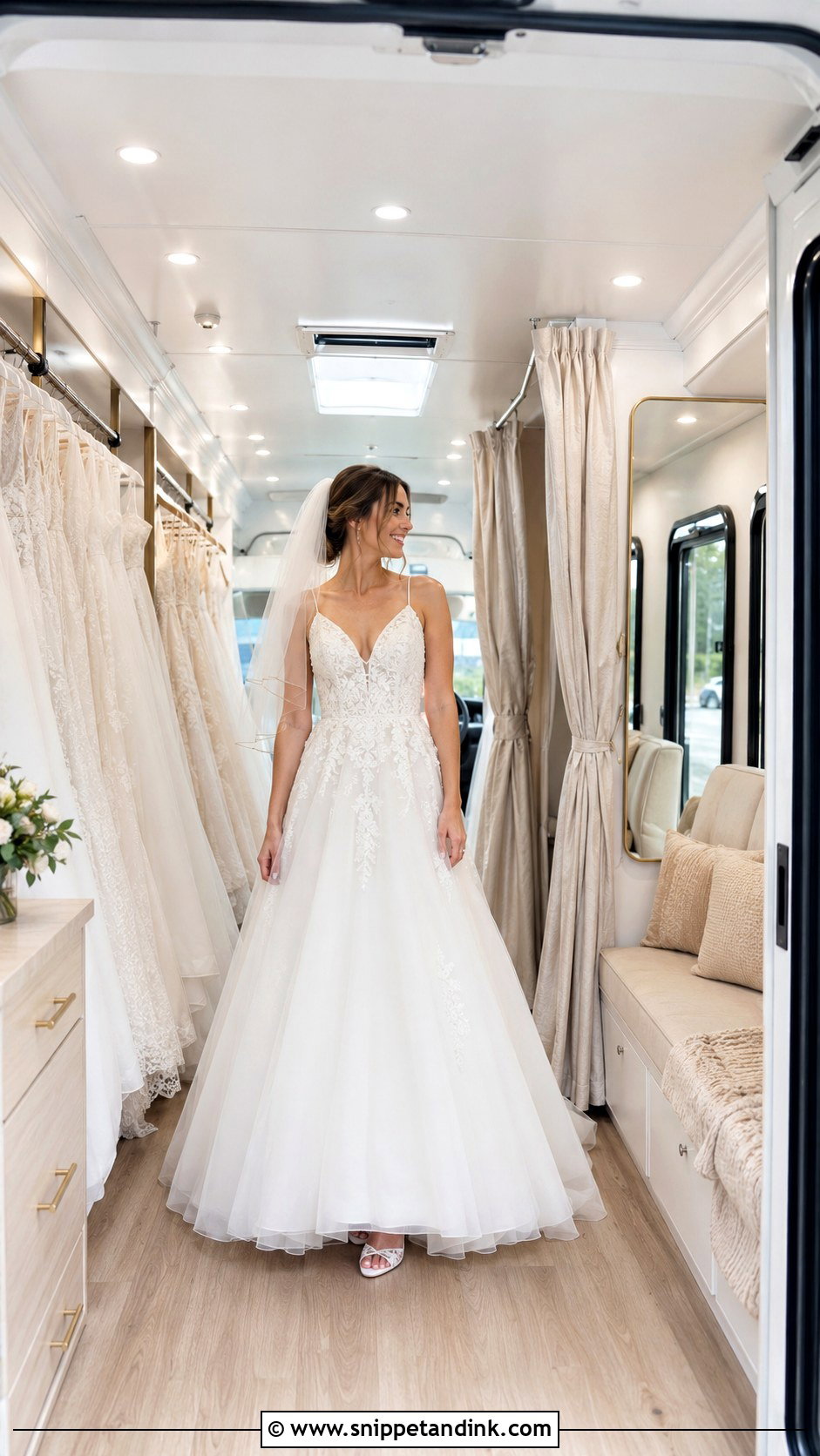 Mobile Bridal Boutique - Snippet and Ink - 20 Bridal Store Ideas
