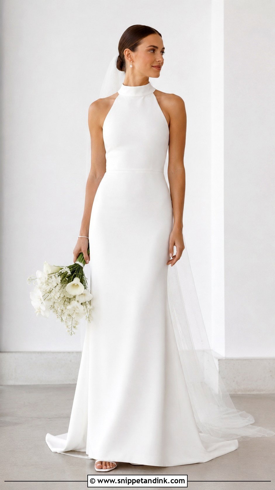 Mock Neck Wedding Dress - Snippet and Ink - 25 Wedding Dress Neckline Ideas