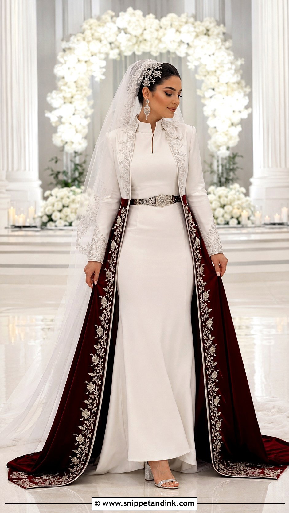 Modern Armenian Two Look Wedding Dress - Snippet and Ink - 20 Armenian Wedding Dress Ideas