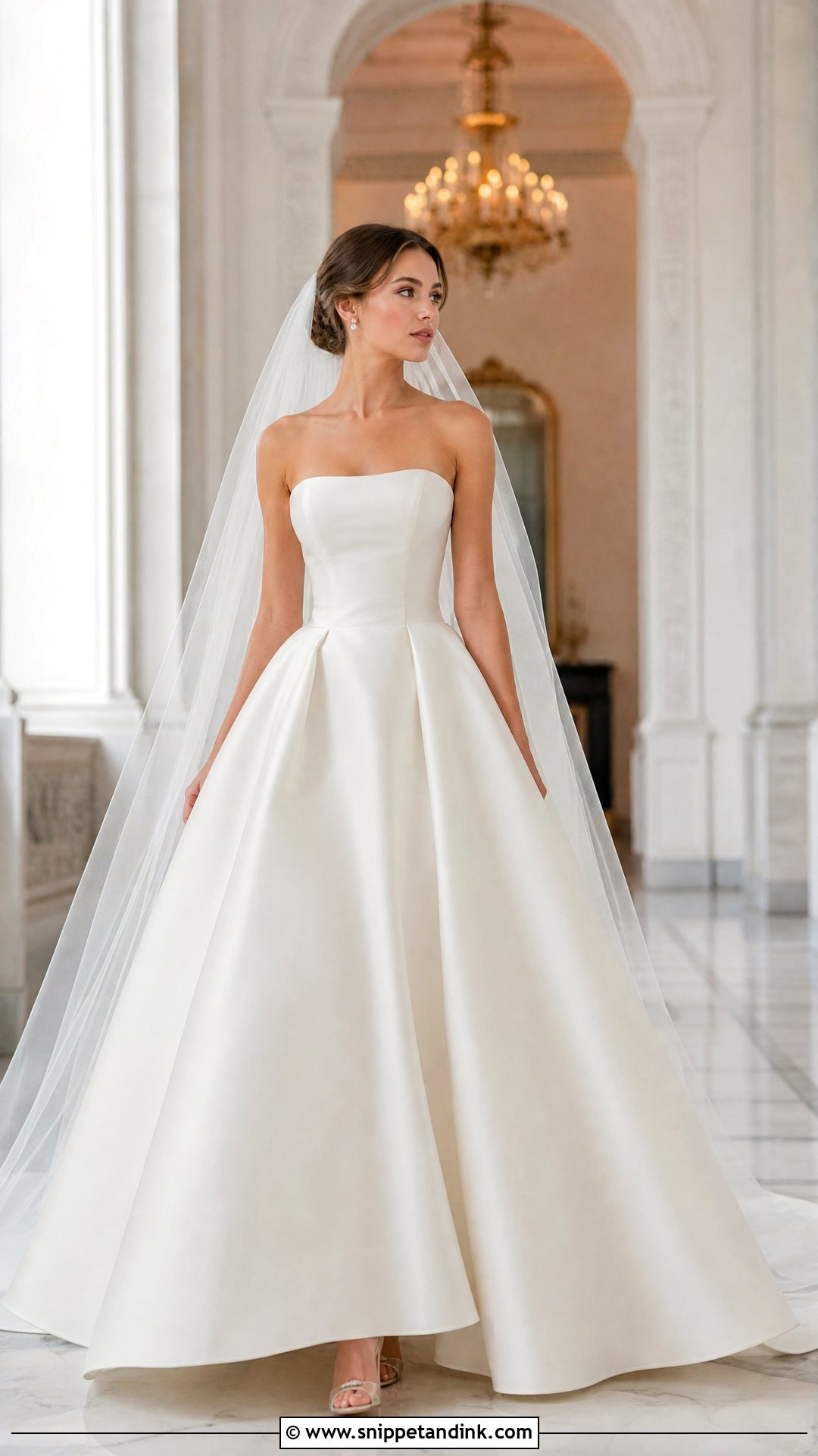 Modern Ball Gown Wedding Dress - Snippet and Ink - 25 Modern Wedding Dresses
