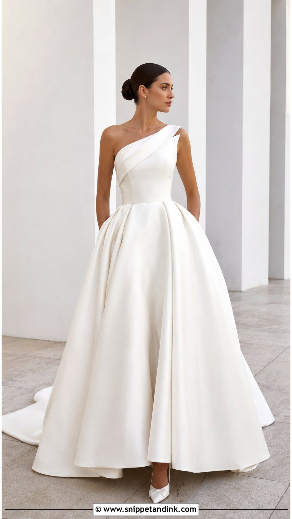 Modern Ball Gown Wedding Dress - Snippet and Ink - 30 Wedding Ball Gown Ideas