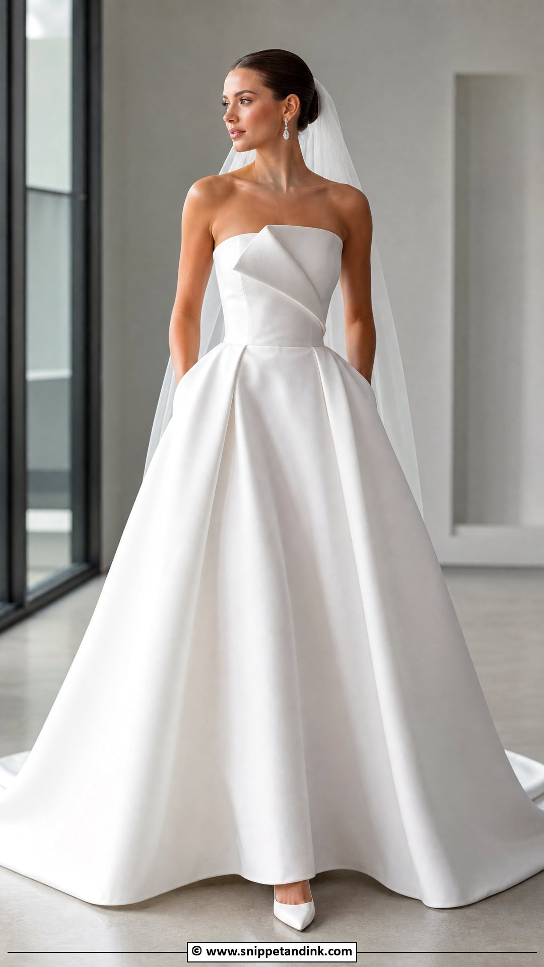 Modern Ballgown Wedding Dress - Snippet and Ink - 35 Ballgown Wedding Dress Ideas