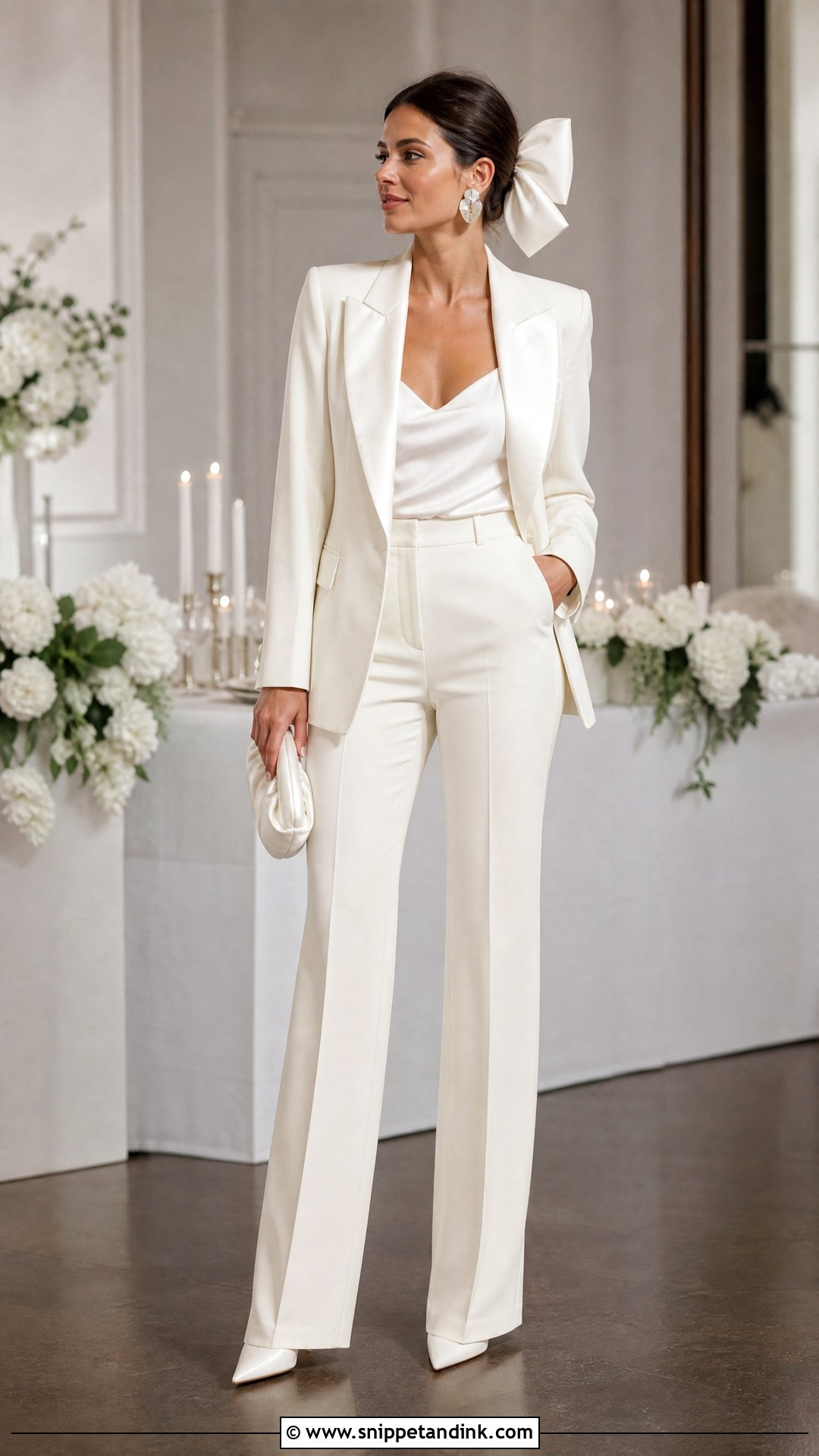 Modern Bride Tuxedo Outfit - Snippet and Ink - 20 The Modern Bride Ideas