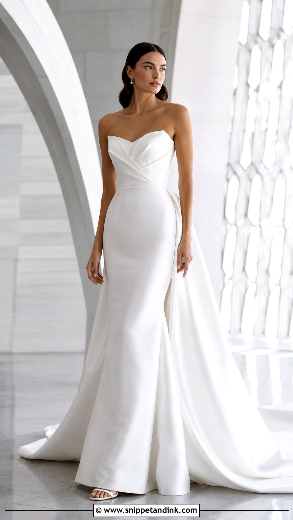 Modern Cathedral Wedding Dress - Snippet and Ink - 30 Cathedral Wedding Dress Ideas