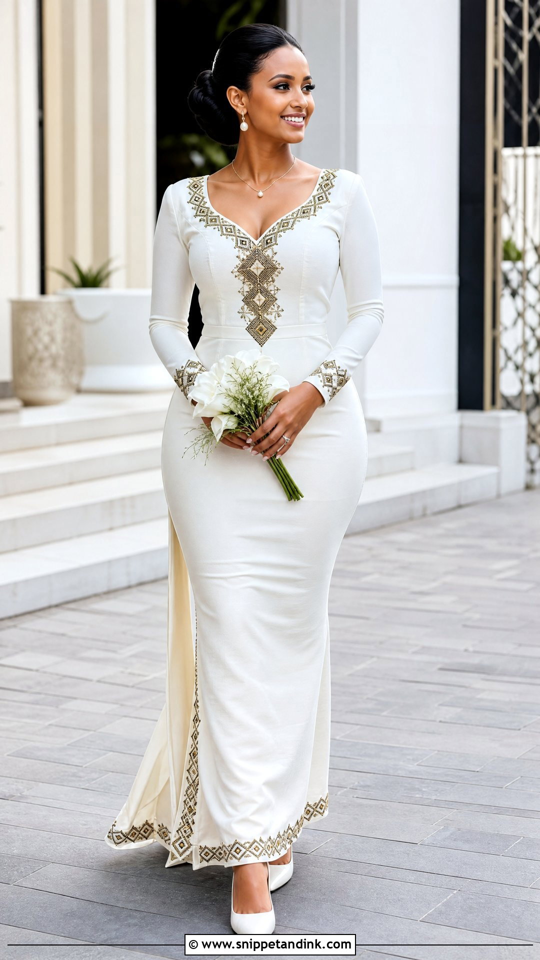 Modern Ethiopian Wedding Dress - Snippet and Ink - 25 Ethiopian Wedding Dress Ideas