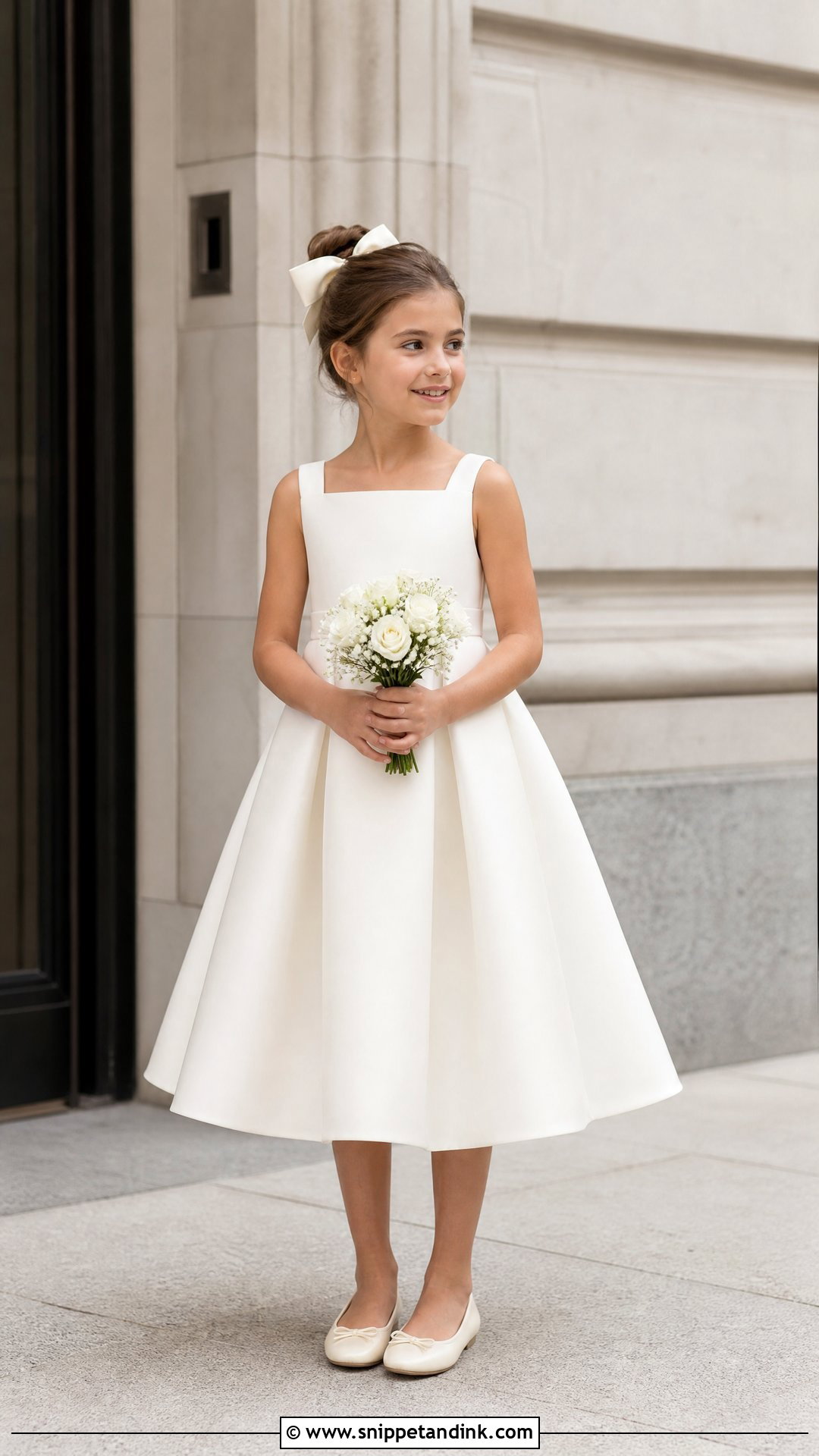 Modern Flower Girl Dress - Snippet and Ink - 25 Girl Wedding Dress Ideas
