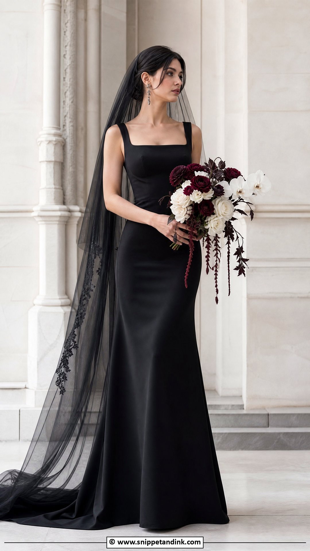 Modern Gothic Wedding Dress - Snippet and Ink - 35 Gothic Wedding Dress Ideas