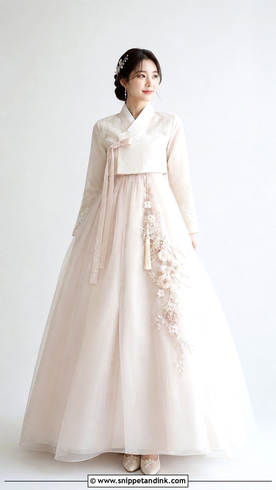 Modern Hanbok Wedding Dress - Snippet and Ink - 30 Asian Wedding Dress Ideas