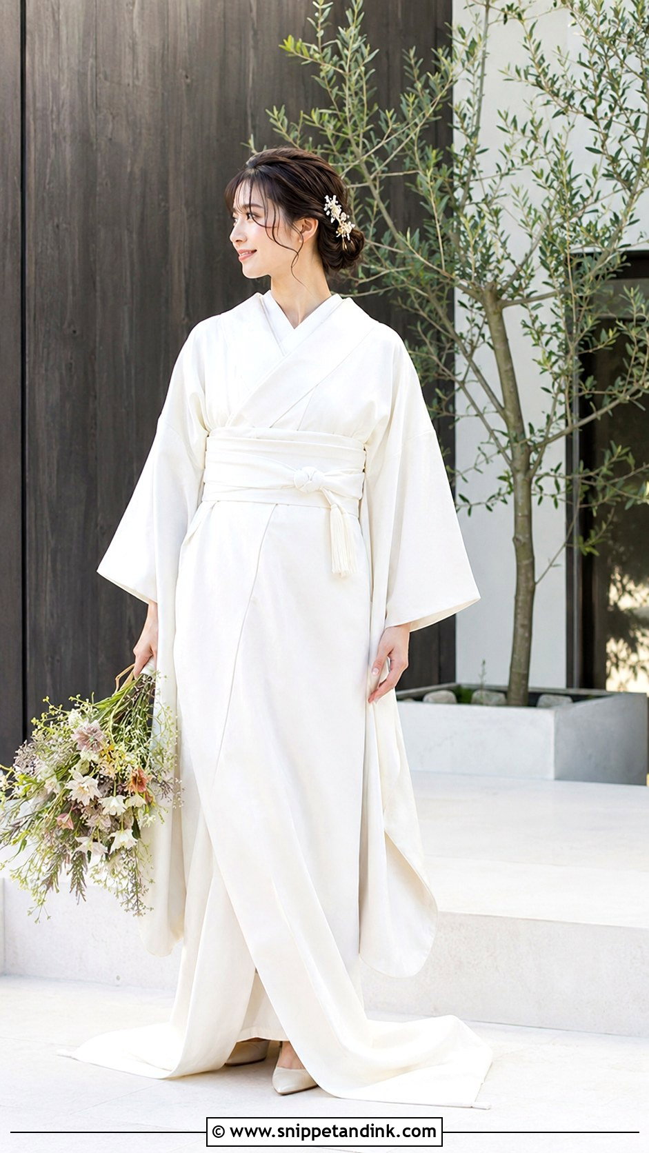 Modern Kimono Japan Wedding Dress - Snippet and Ink - 25 Japan Wedding Dress Ideas