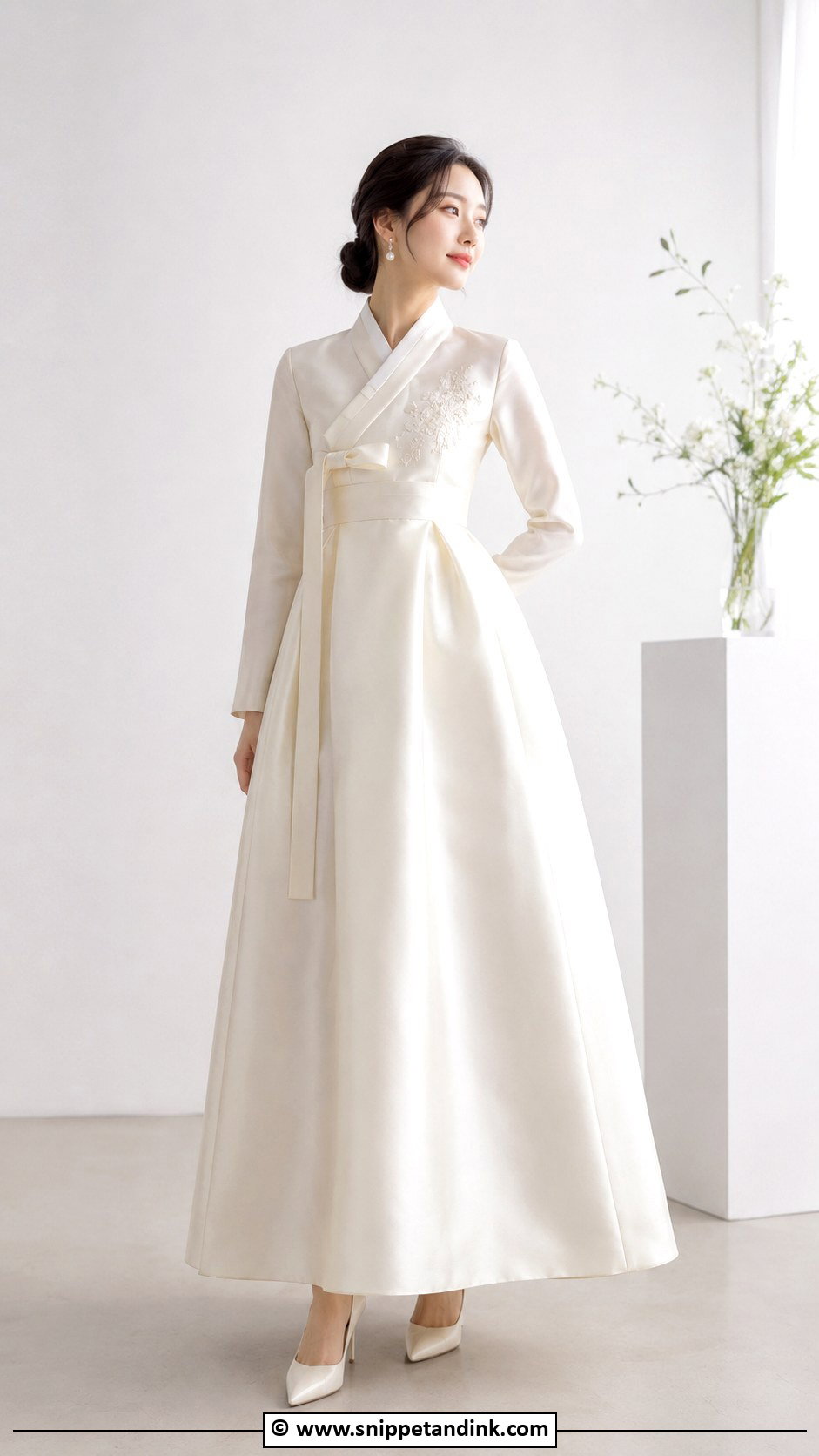 Modern Korean Wedding Dress - Snippet and Ink - 25 Korean Wedding Dresses