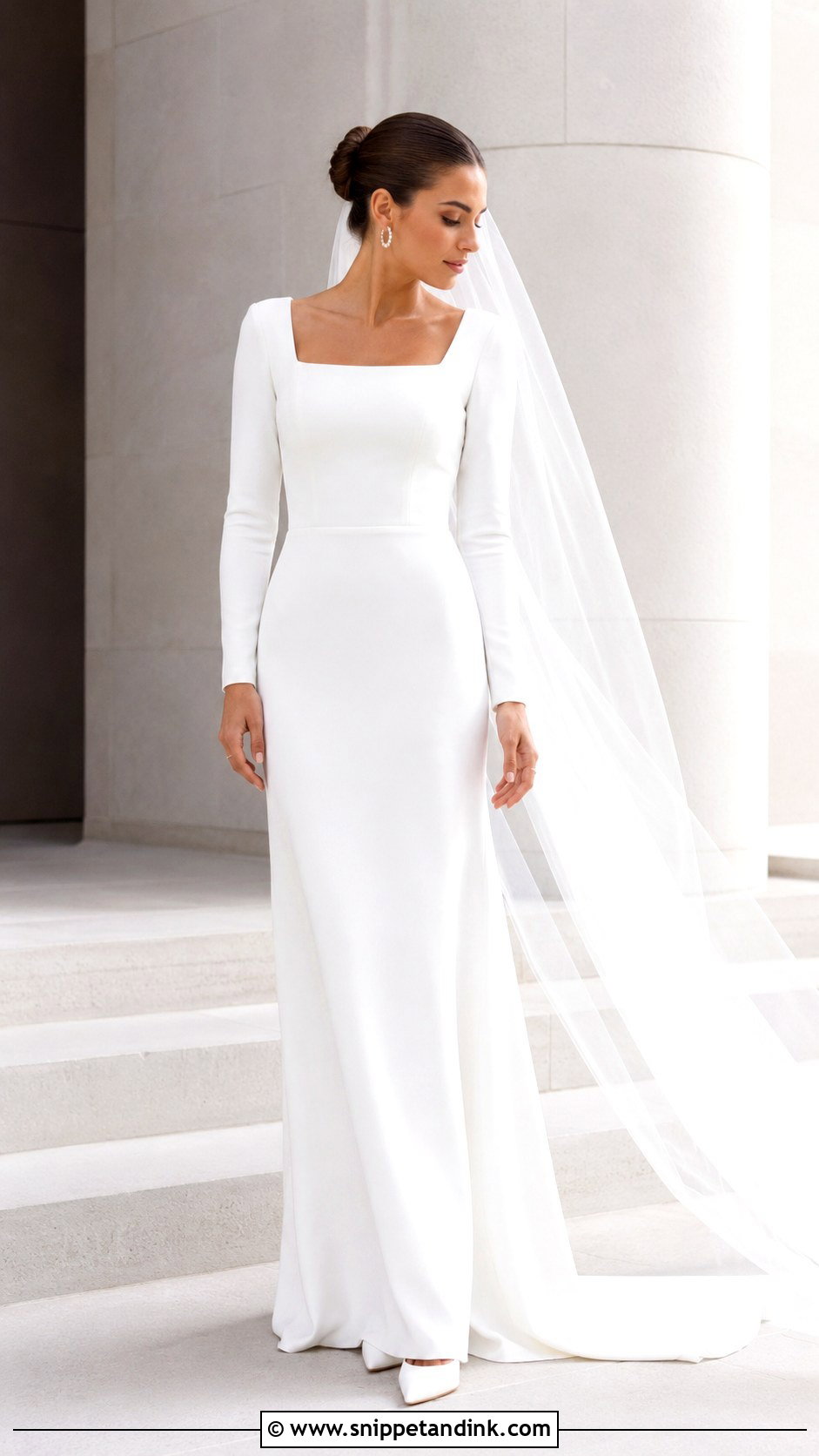 Modern LDS Wedding Dress - Snippet and Ink - 25 Lds Wedding Dresses