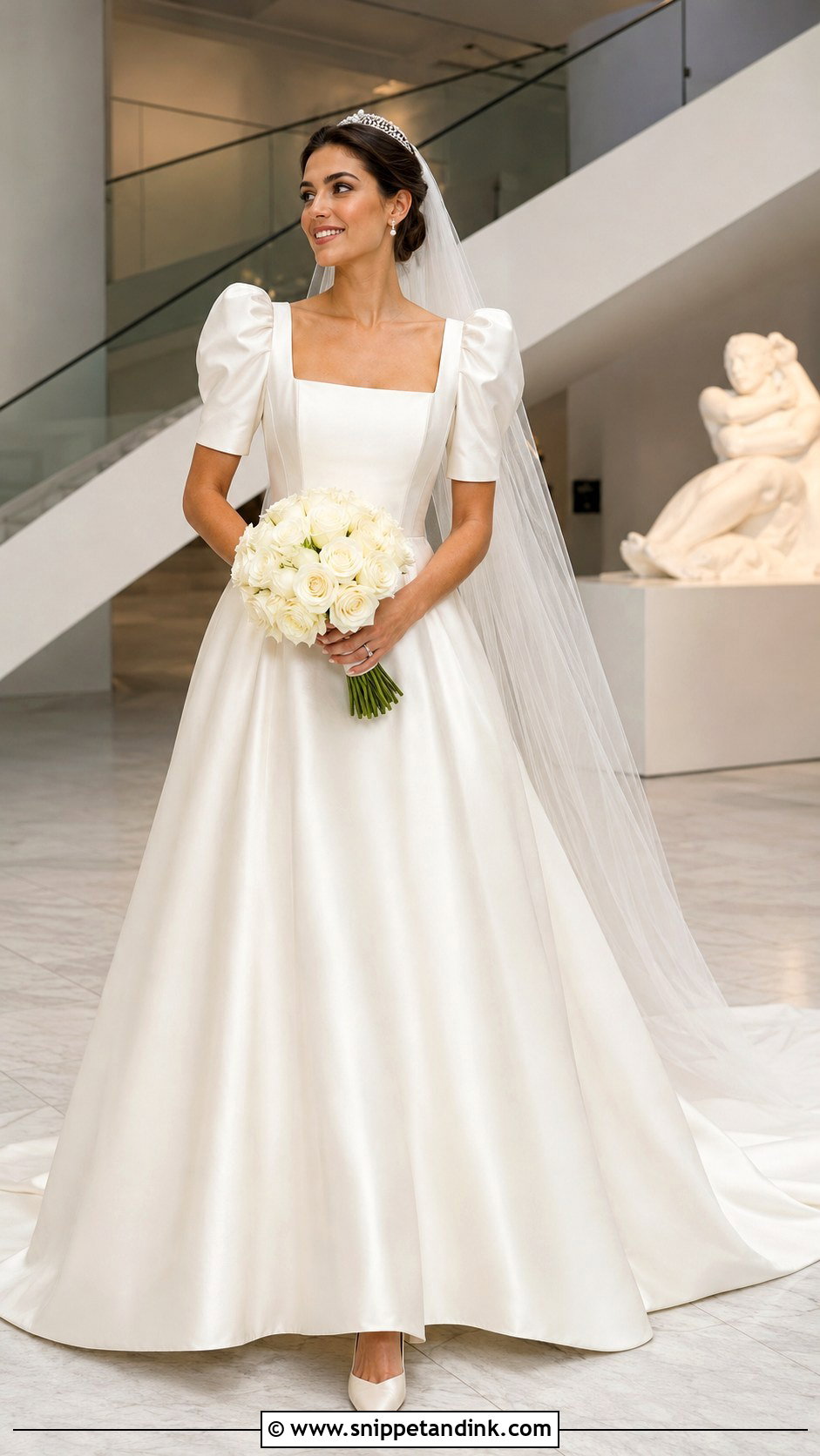 Modern Lady Diana Ball Gown - Snippet and Ink - 20 Lady Diana Wedding Dress Ideas