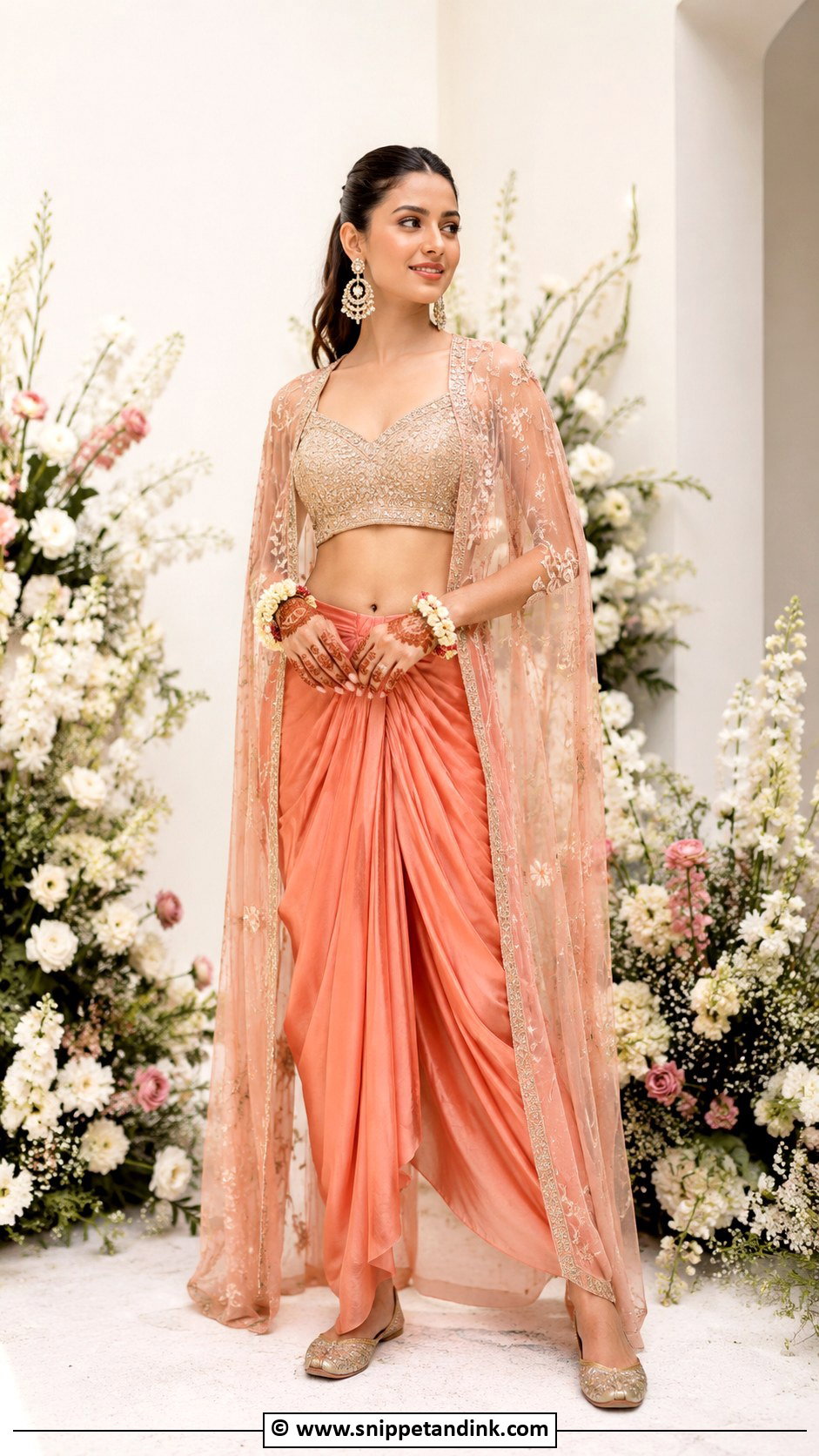 Modern Mehandi Outfit For Bride - Snippet and Ink - 30 Mehandi Outfits Brides