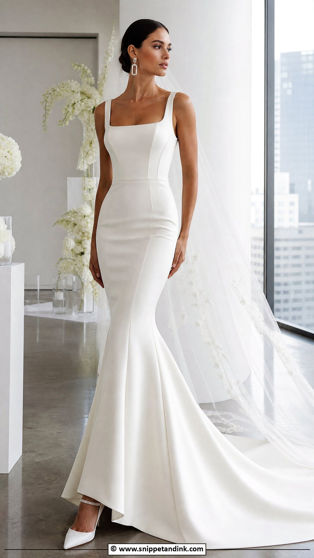 Modern Mermaid Wedding Dress - Snippet and Ink - 35 Mermaid Wedding Dress Ideas