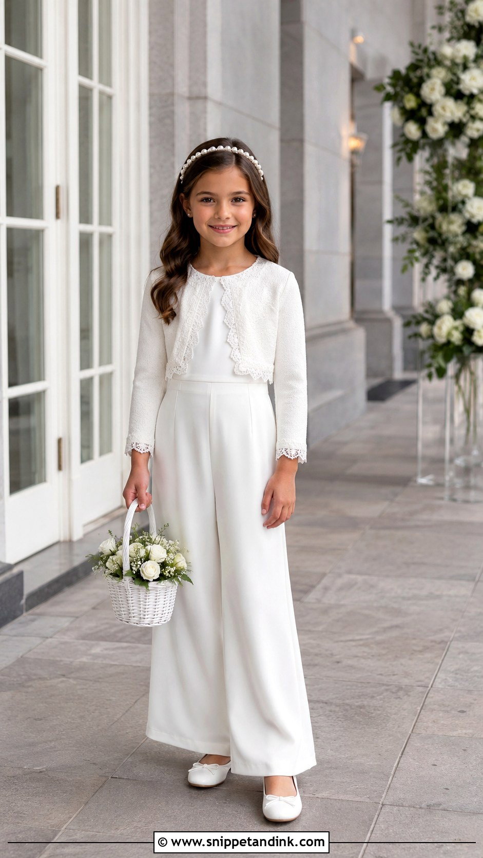 Modern Mini Bride Jumpsuit Outfit - Snippet and Ink - 20 Mini Bride Ideas