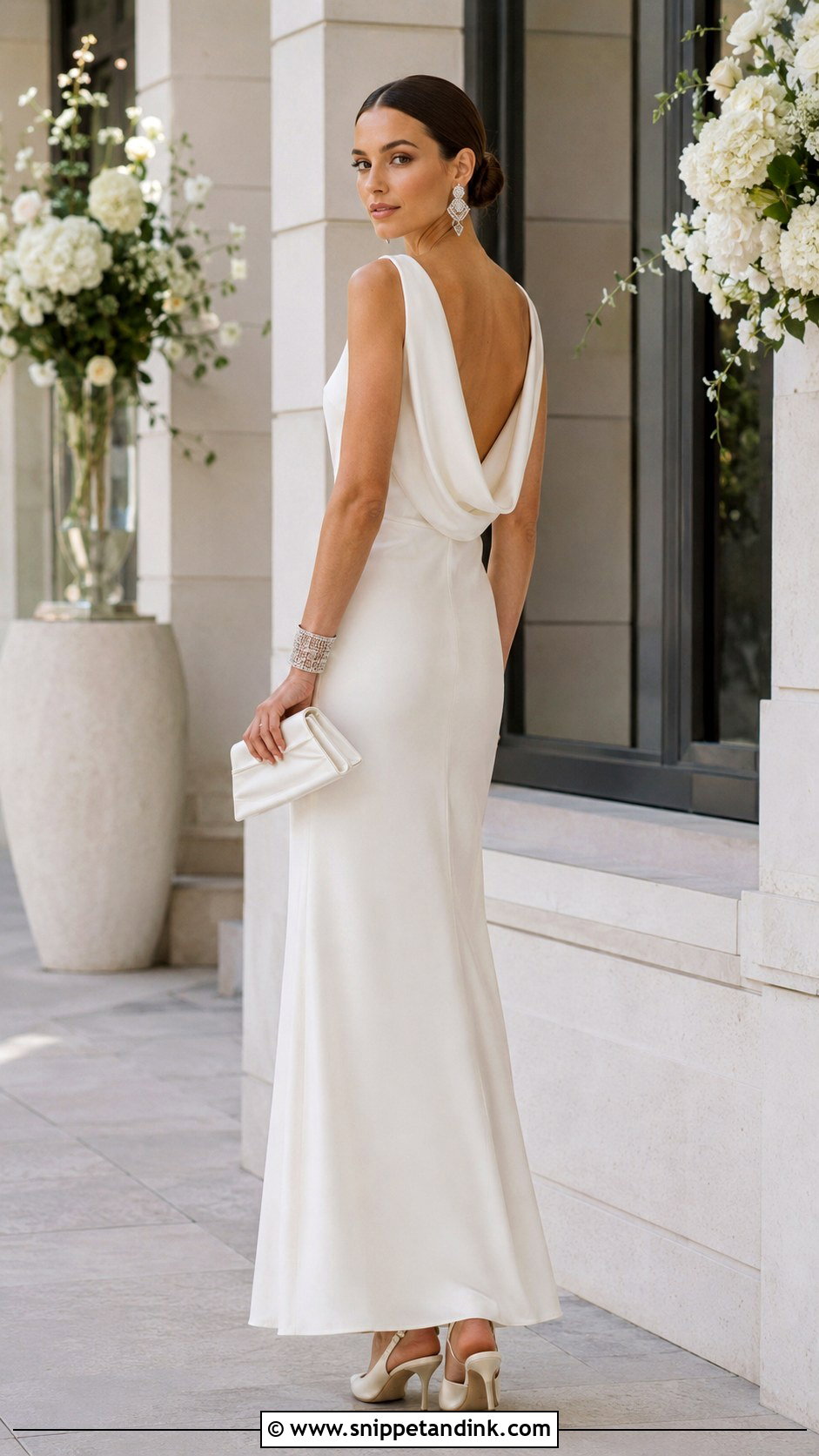 Modern Minimal 1920s Wedding Dress - Snippet and Ink - 20 20s Style Wedding Dress Ideas