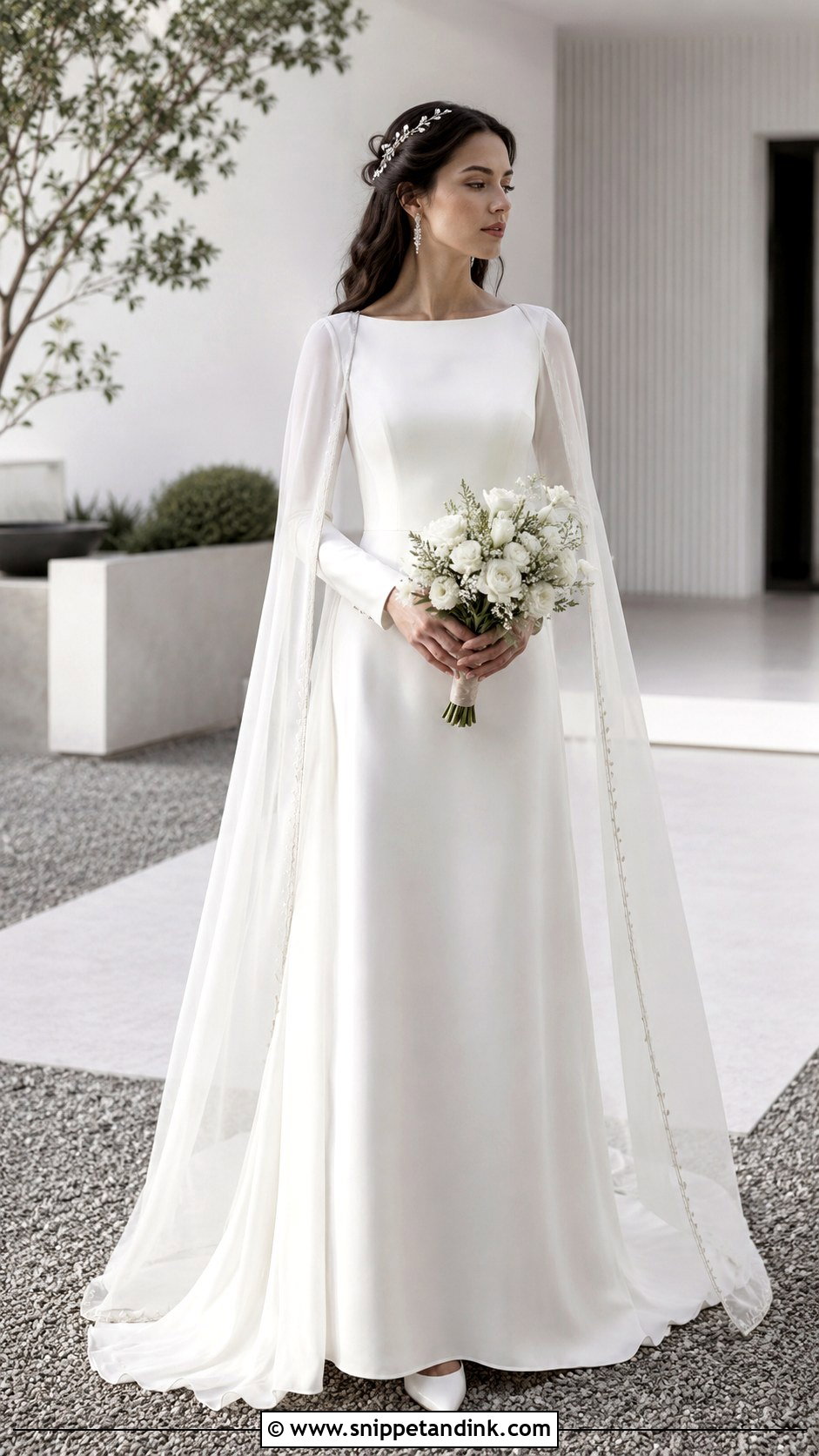 Modern Minimalist Arwen Wedding Dress - Snippet and Ink - 20 Arwen Wedding Dress Ideas
