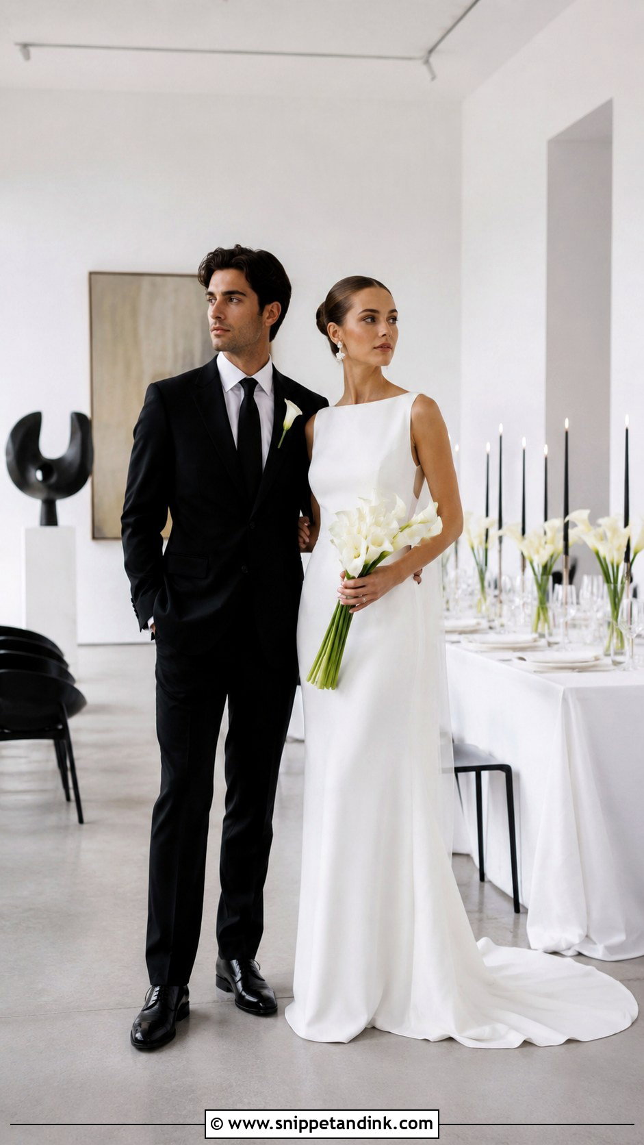 Modern Minimalist London Wedding - Snippet and Ink - 20 London Wedding Aesthetic Ideas