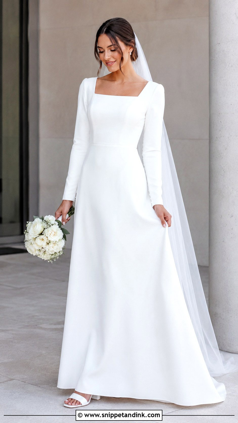 Modern Mormon Wedding Dress - Snippet and Ink - 25 Mormon Wedding Dresses