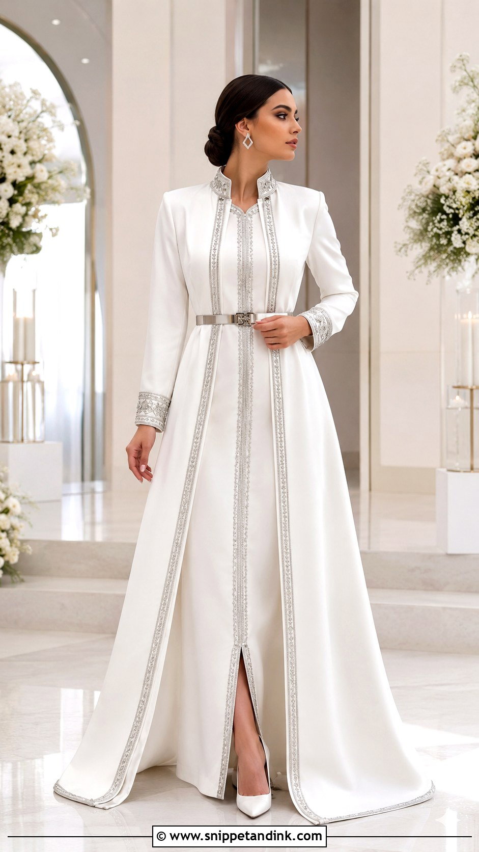 Modern Moroccan Bridal Takchita - Snippet and Ink - 20 Moroccan Wedding Dresses