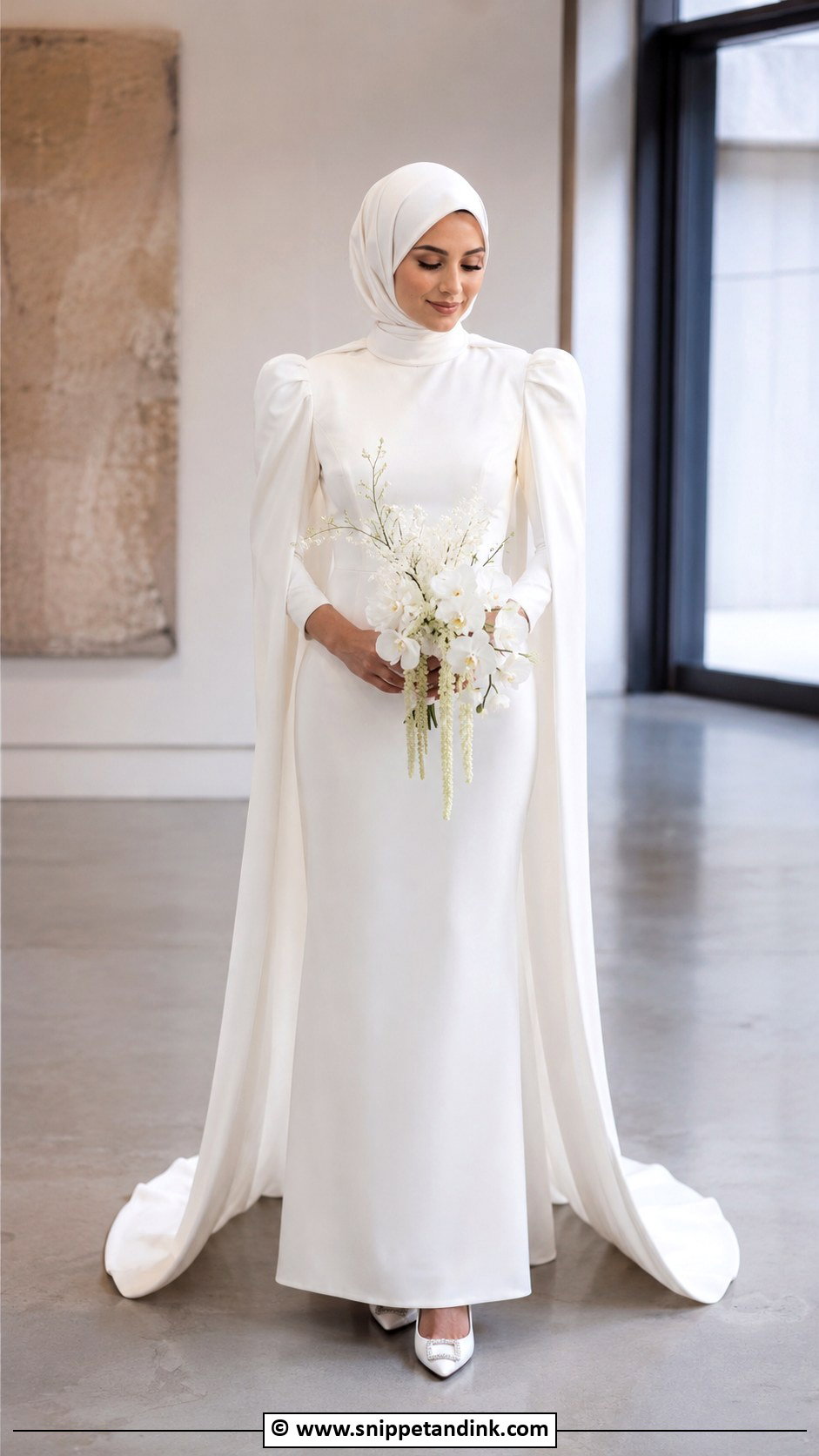Modern Muslimah Wedding Dress - Snippet and Ink - 30 Muslimah Wedding Dress Ideas