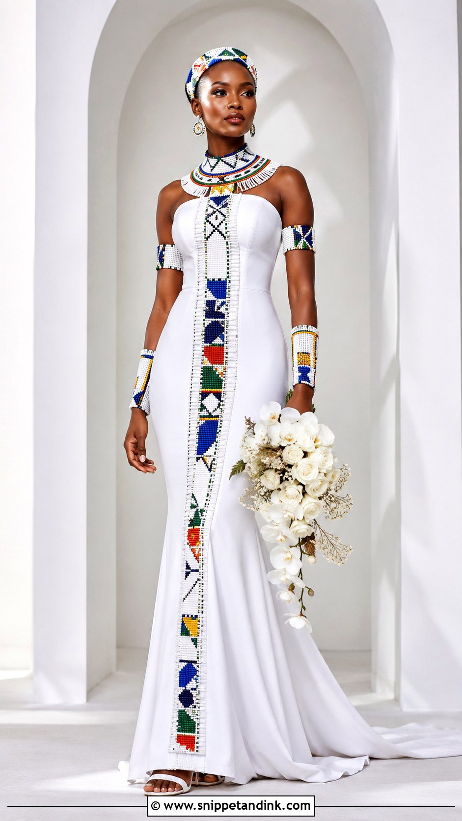 Modern Ndebele Wedding Dress - Snippet and Ink - 25 Traditional Wedding Dresses South Africa