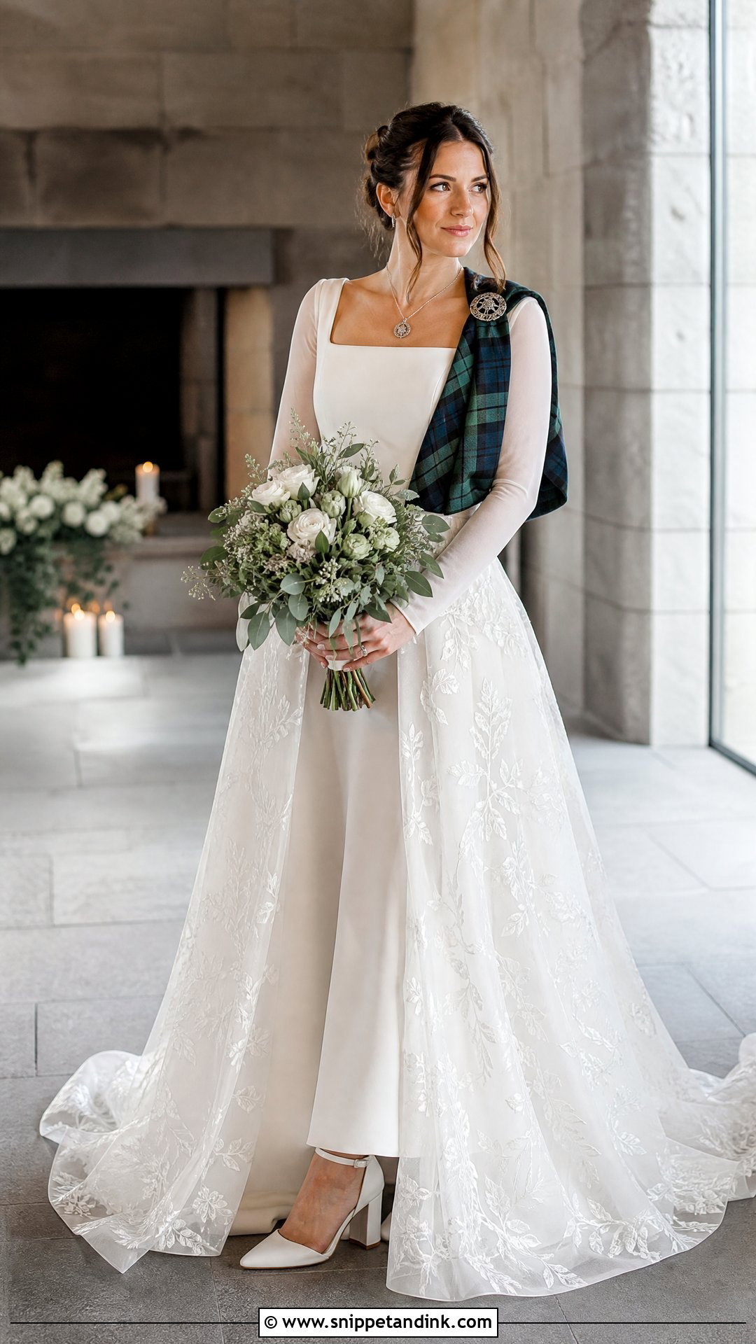 Modern Outlander Wedding Dress - Snippet and Ink - 20 Outlander Wedding Dress Ideas