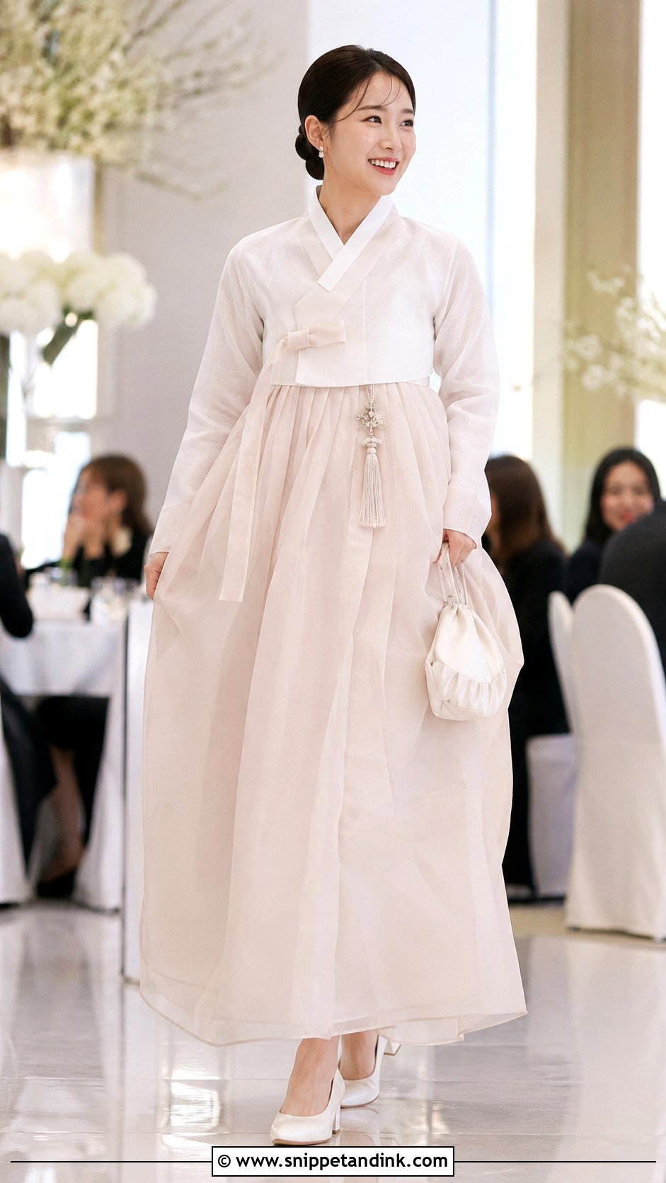 Modern Reception Hanbok Wedding Dress - Snippet and Ink - 20 Hanbok Wedding Dress Ideas