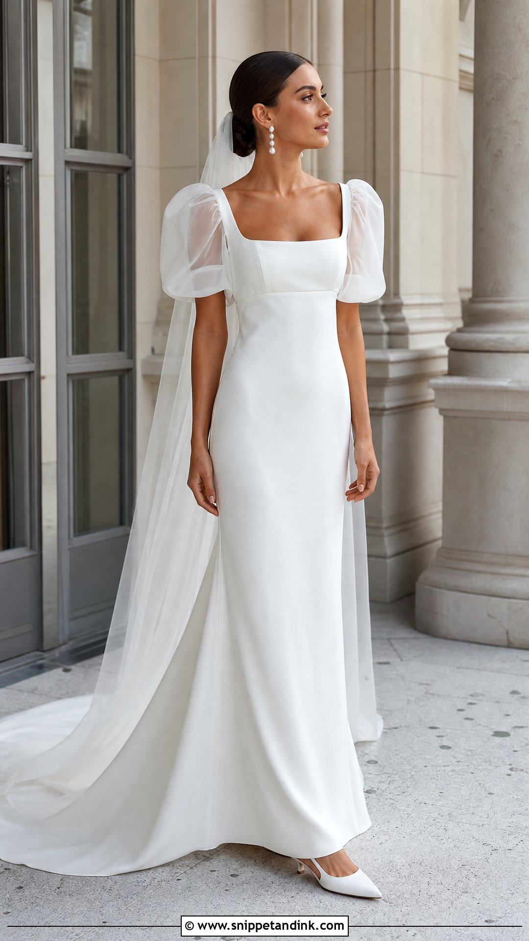Modern Regency Wedding Dress - Snippet and Ink - 20 Regency Inspired Wedding Dress Ideas