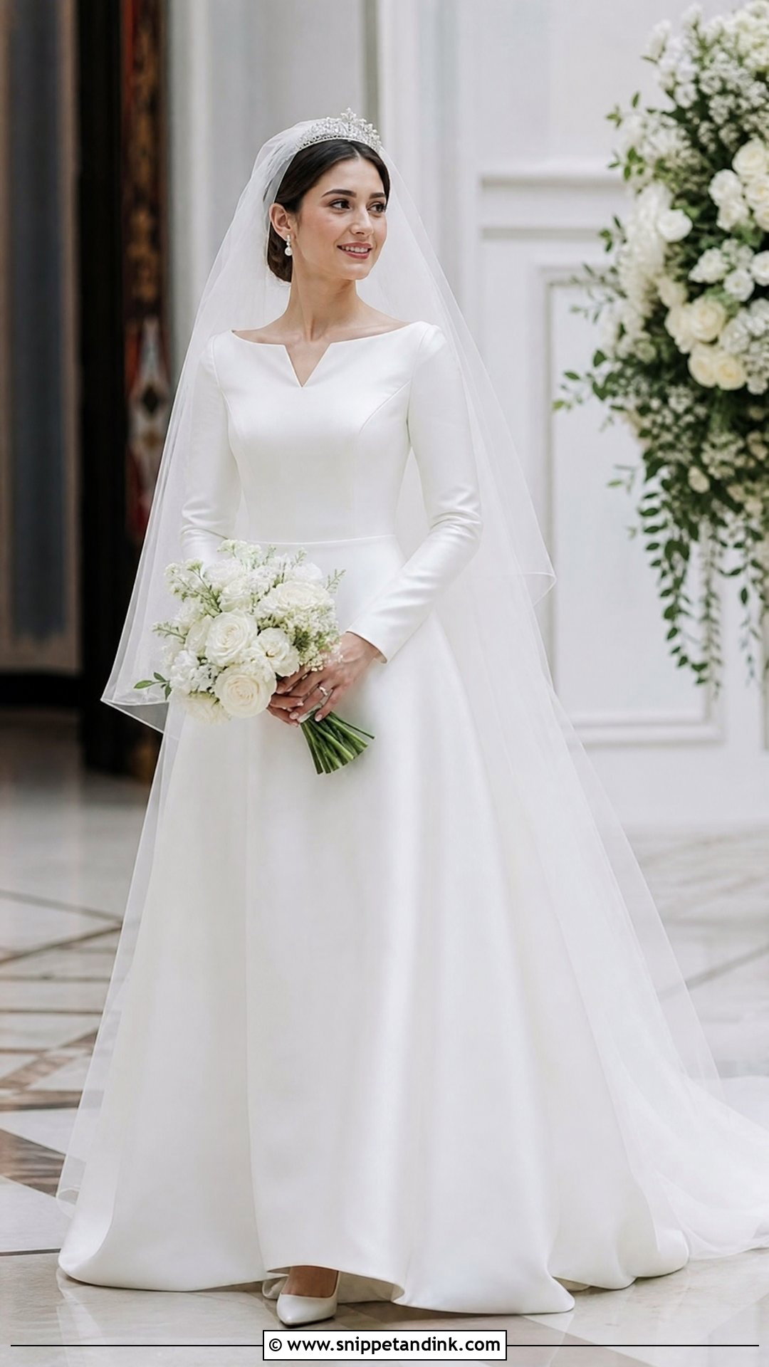 Modern Royal Wedding Gown - Snippet and Ink - 25 Royal Wedding Gowns
