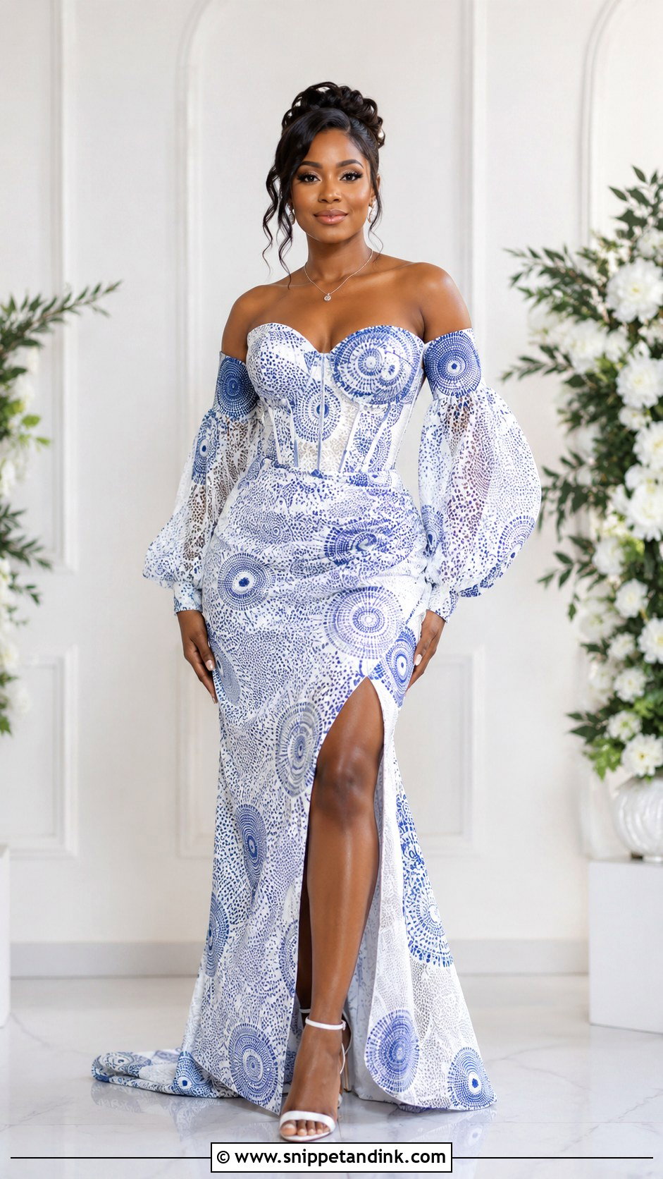 Modern Shweshwe Wedding Dress - Snippet and Ink - 30 Shweshwe Wedding Dresses
