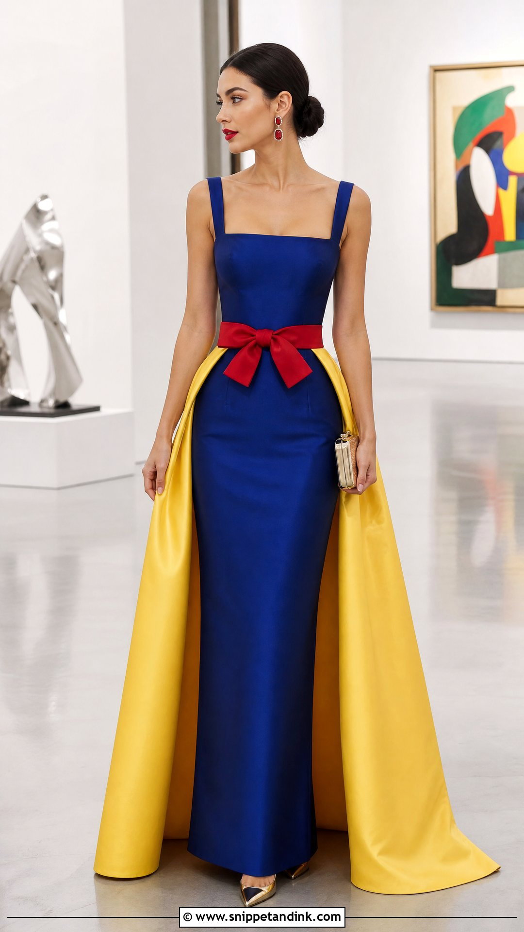 Modern Snow White Gown - Snippet and Ink - 20 Snow White Gown Ideas