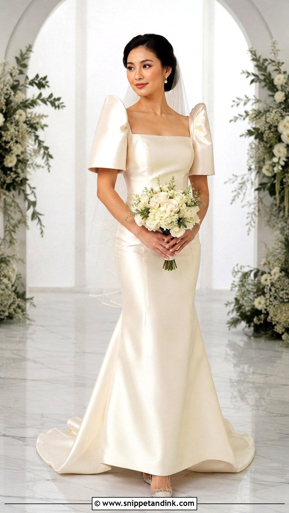 Modern Terno Wedding Gown - Snippet and Ink - 25 Filipiniana Wedding Gown Ideas
