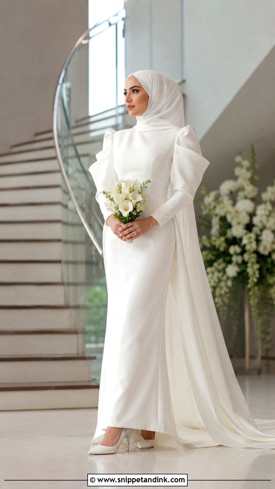 Modern Wedding Dress Hijab - Snippet and Ink - 35 Wedding Dress Hijab Ideas