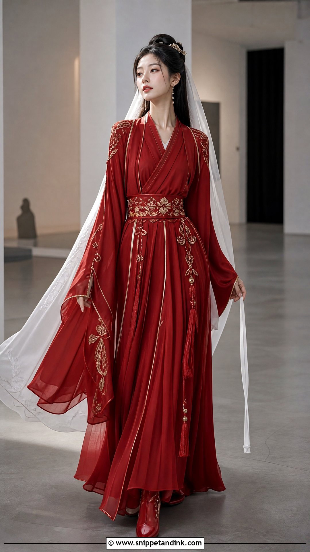 Modern Xie Lian Wedding Dress - Snippet and Ink - 20 Xie Lian Wedding Dress Ideas
