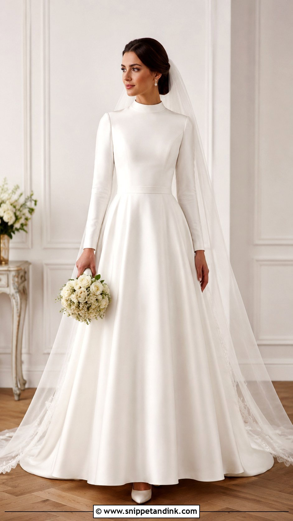Modest A Line Wedding Dress - Snippet and Ink - 30 Wedding Dresses a Line