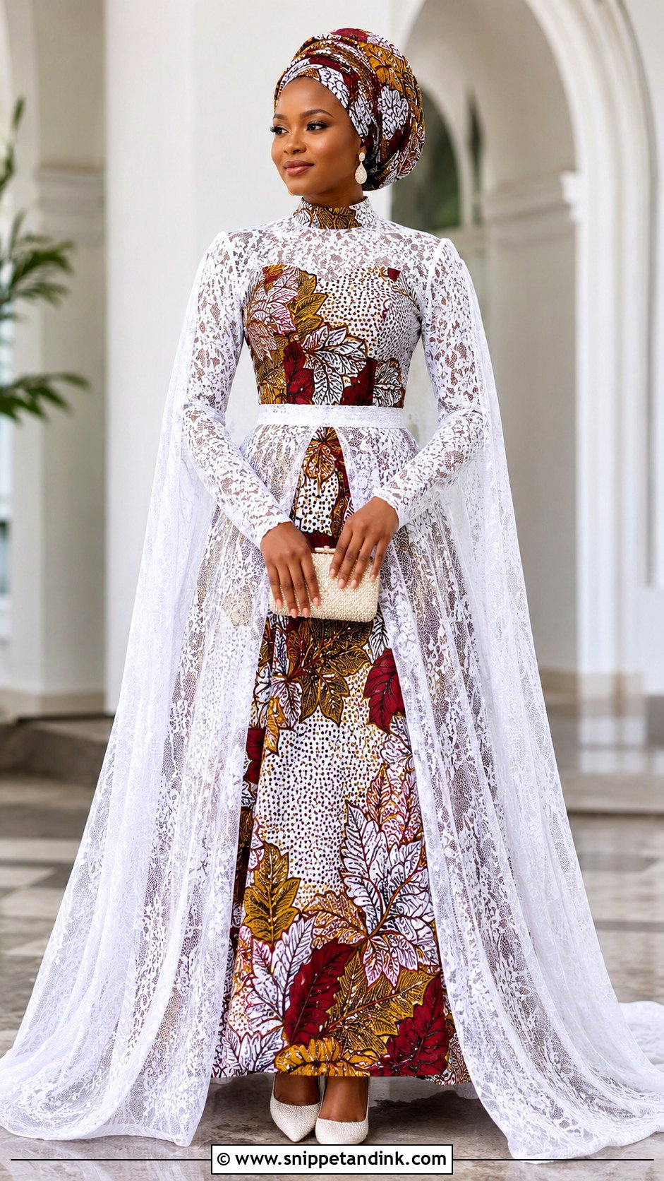 Modest African Wedding Dress - Snippet and Ink - 20 Modern African Wedding Dresses